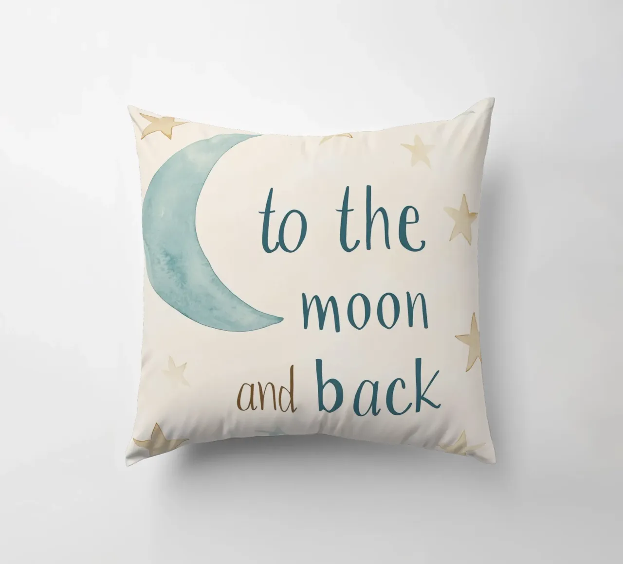 To The Moon And Back No 3 cuscino da treechild