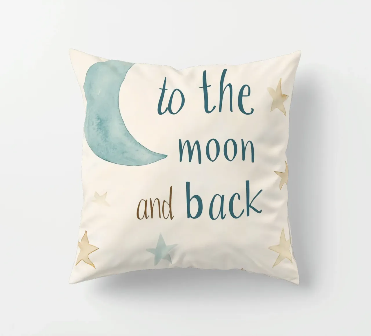 To The Moon And Back No 3 cuscino da treechild