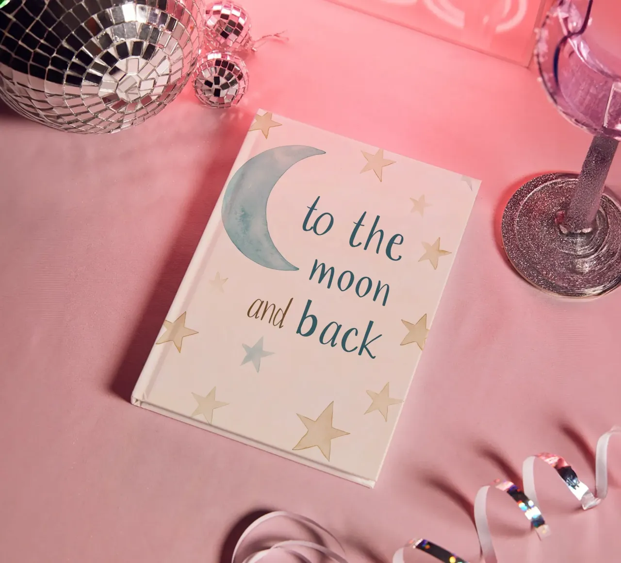 To The Moon And Back No 3 notebook by treechild