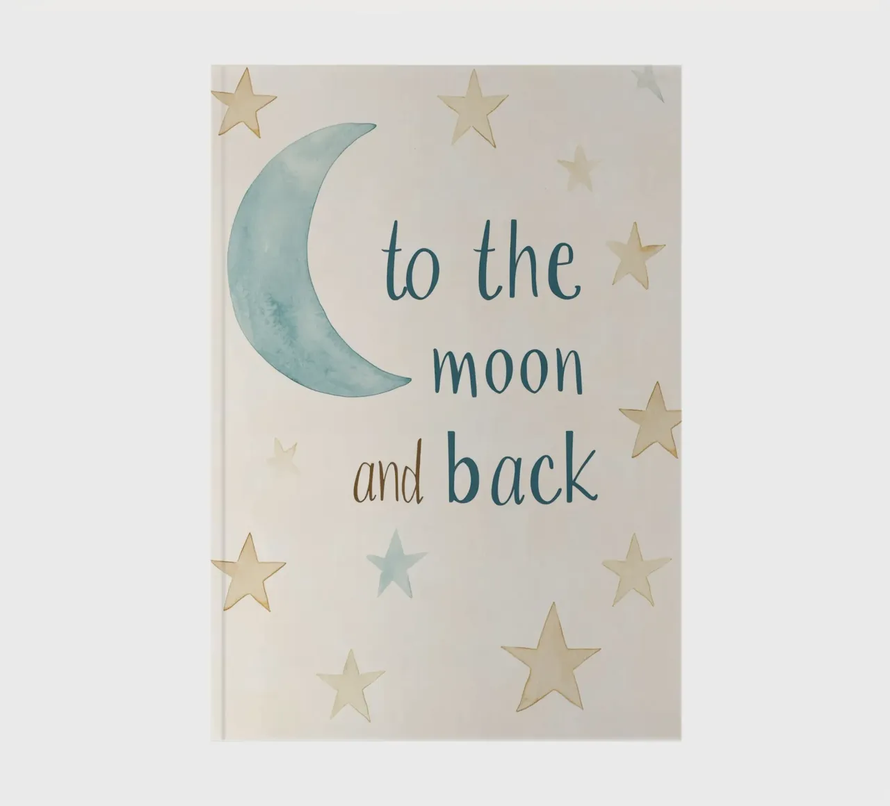 To The Moon And Back No 3 notebook by treechild