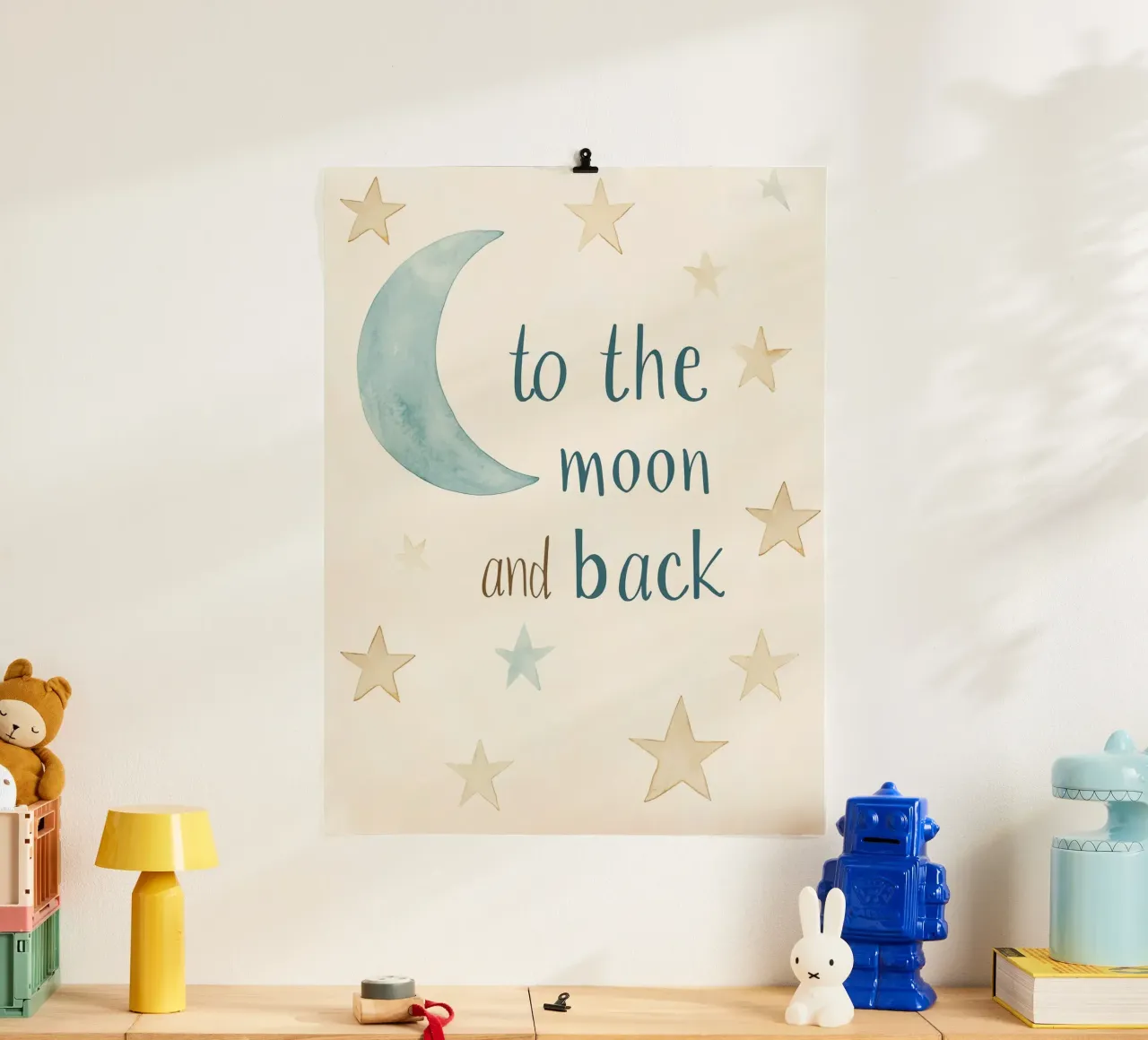 To The Moon And Back No 3 carta hahnemühle da treechild