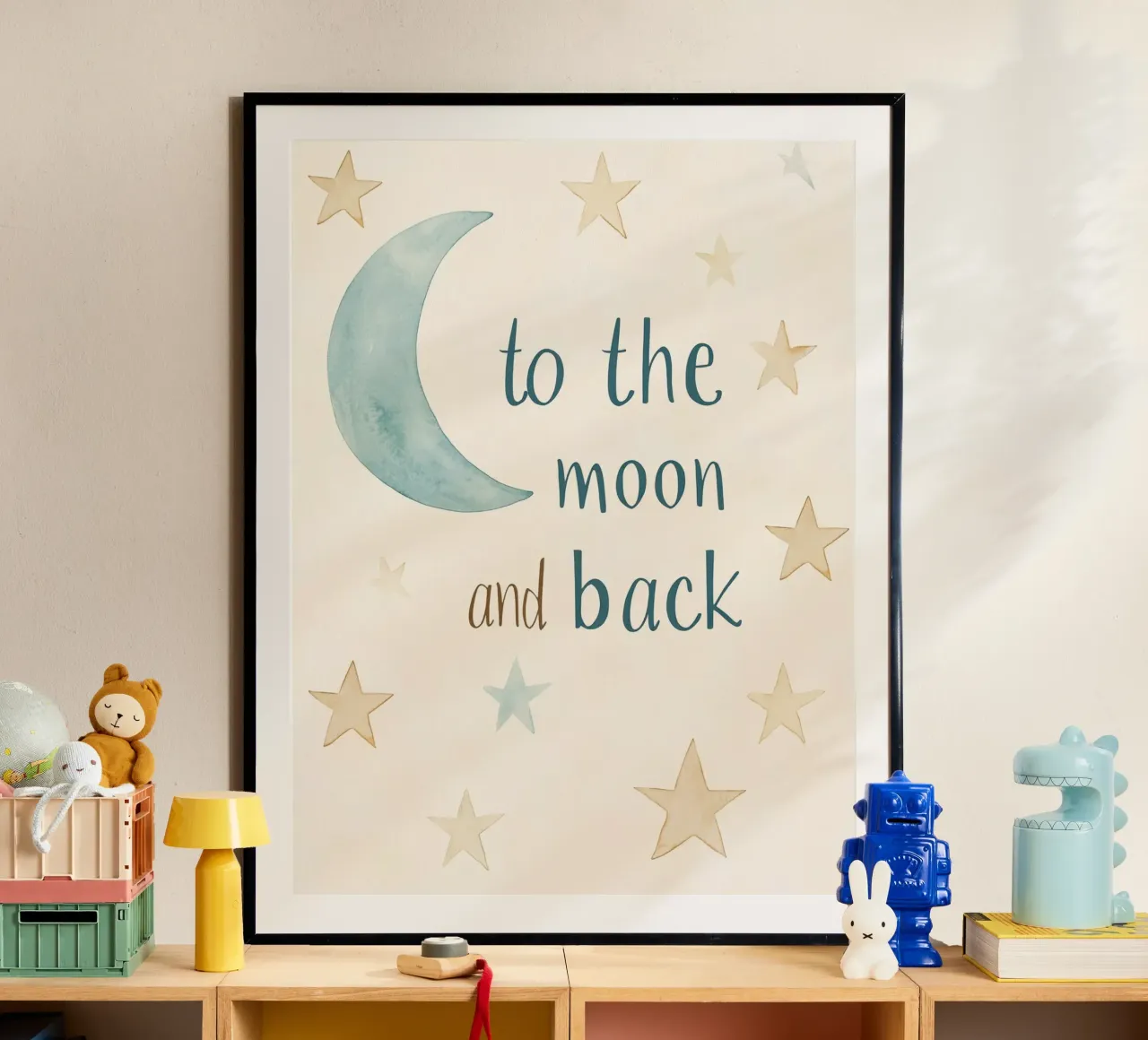To The Moon And Back No 3 carta hahnemühle da treechild