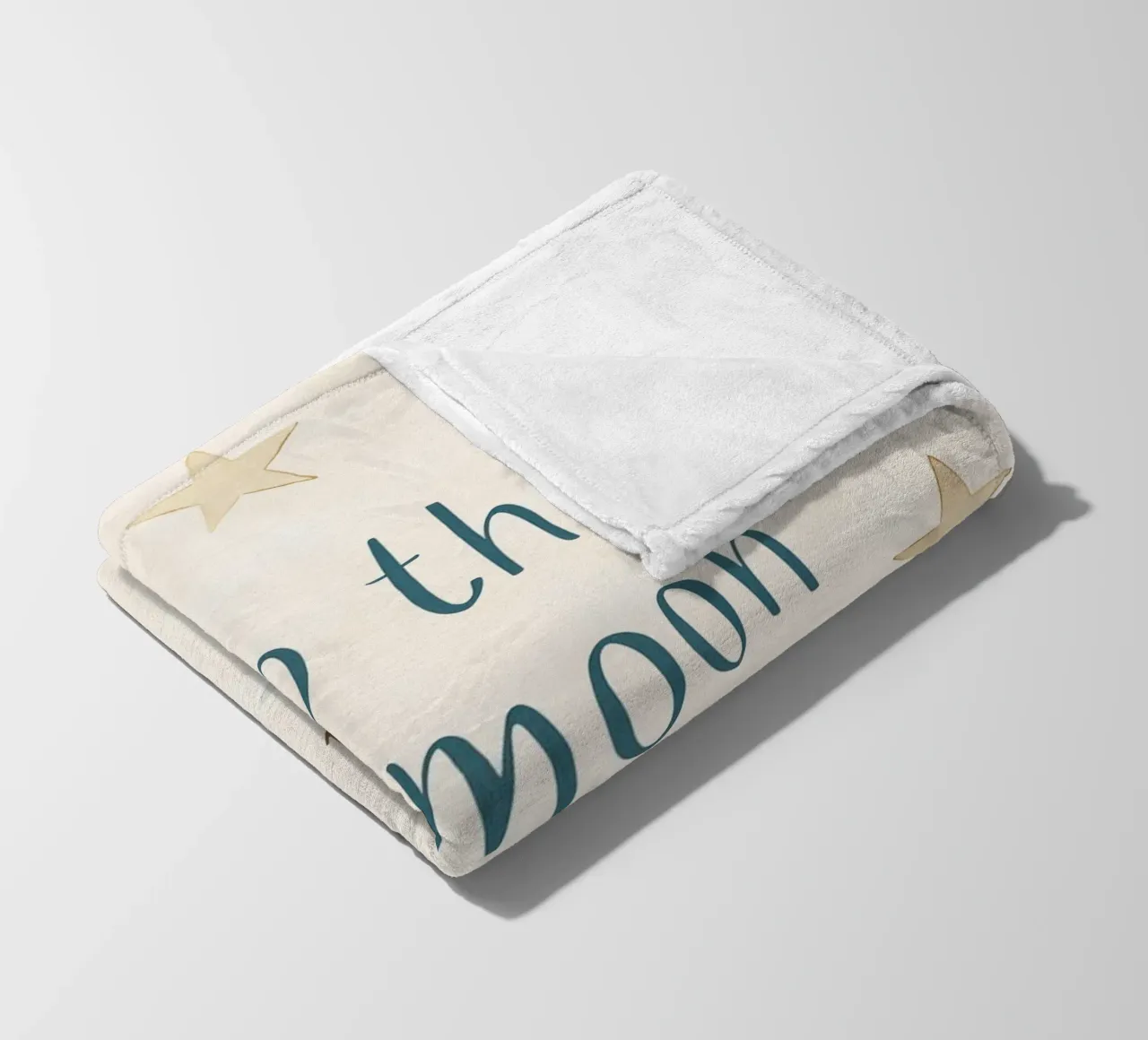 To The Moon And Back No 3 coperta in pile da treechild
