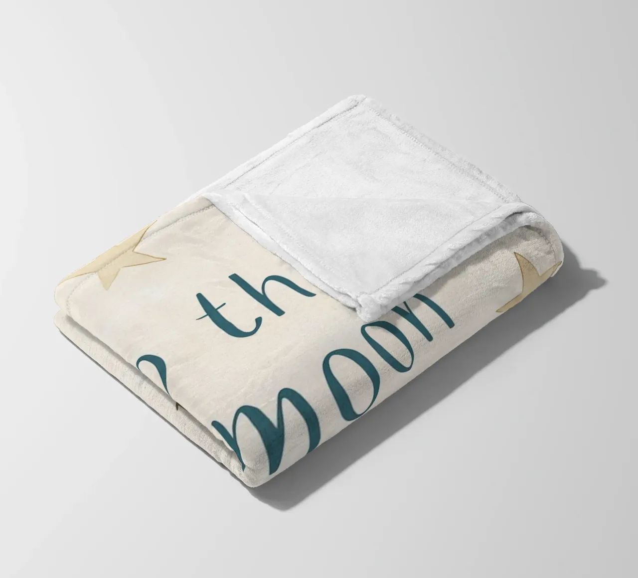 To The Moon And Back No 3 coperta in pile da treechild