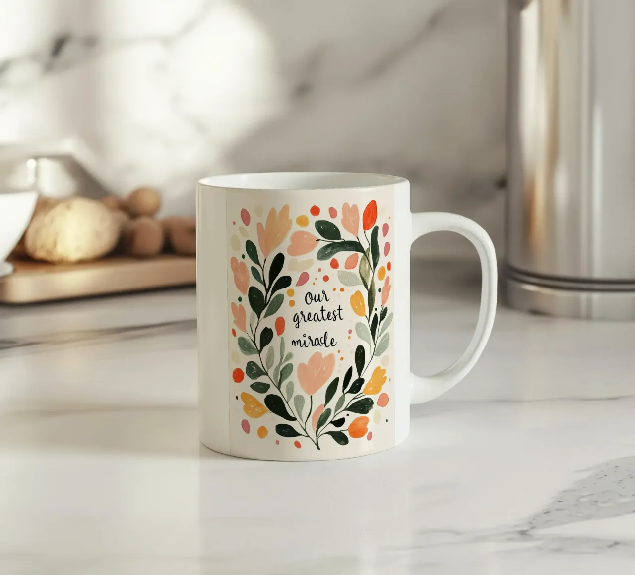 Our Greatest Miracle No 3 tazza in ceramica da treechild