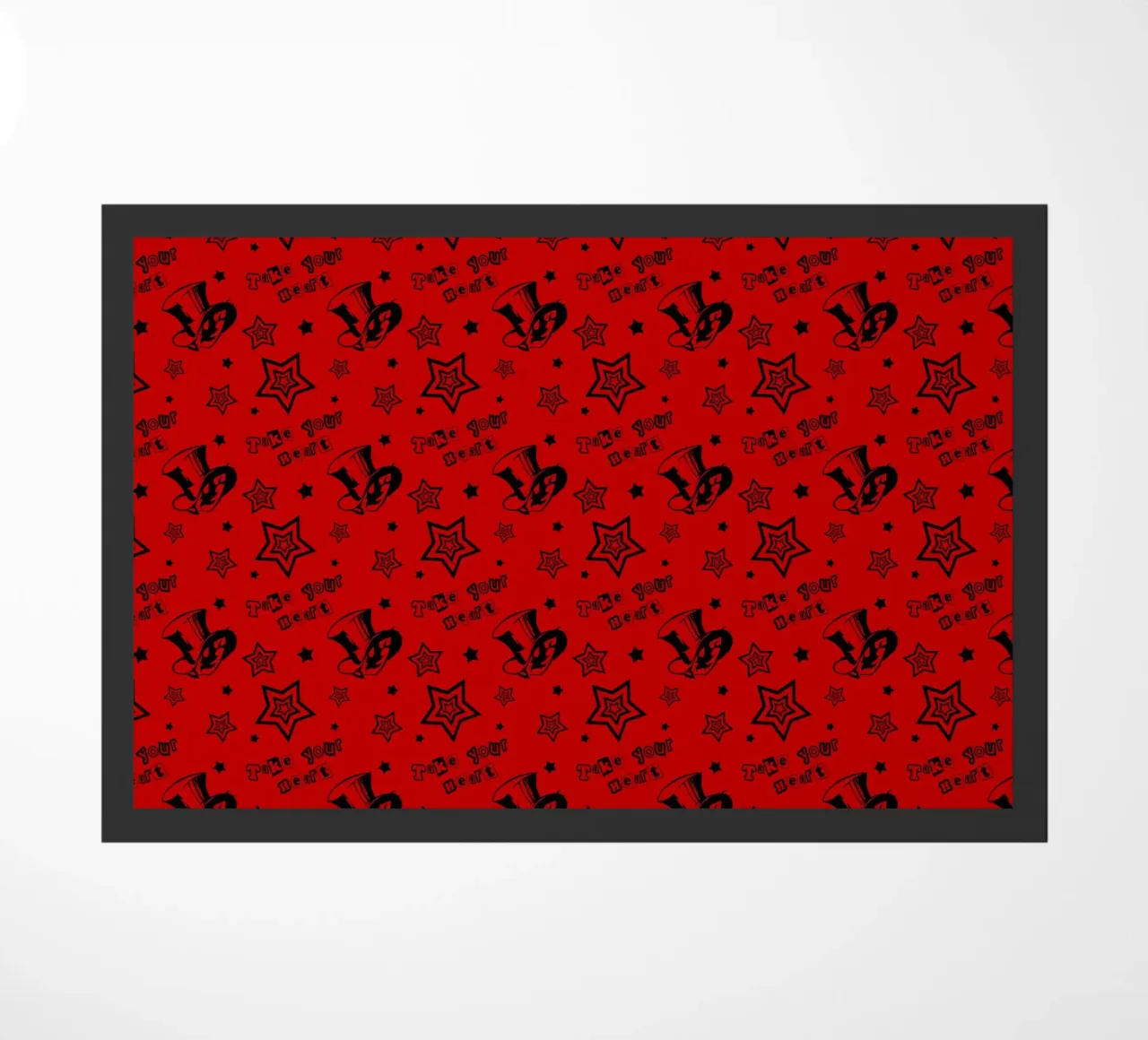 Take your heart pattern doormat by Loobs