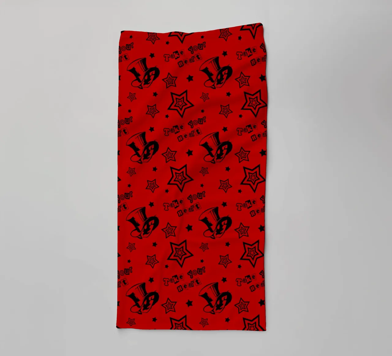 Take your heart pattern towel by Loobs