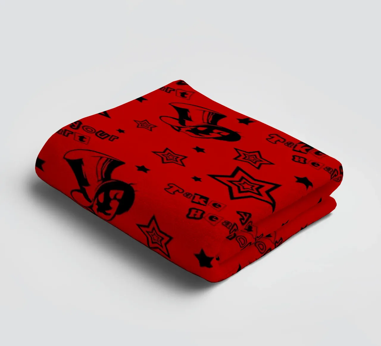Take your heart pattern towel by Loobs