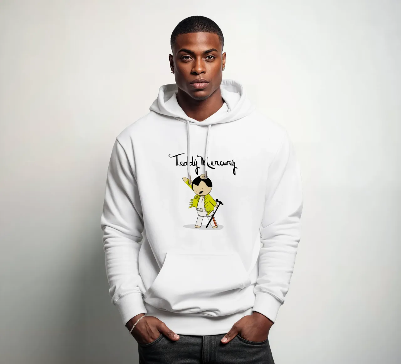 Teddy Mercury felpa con cappuccio da Loobs