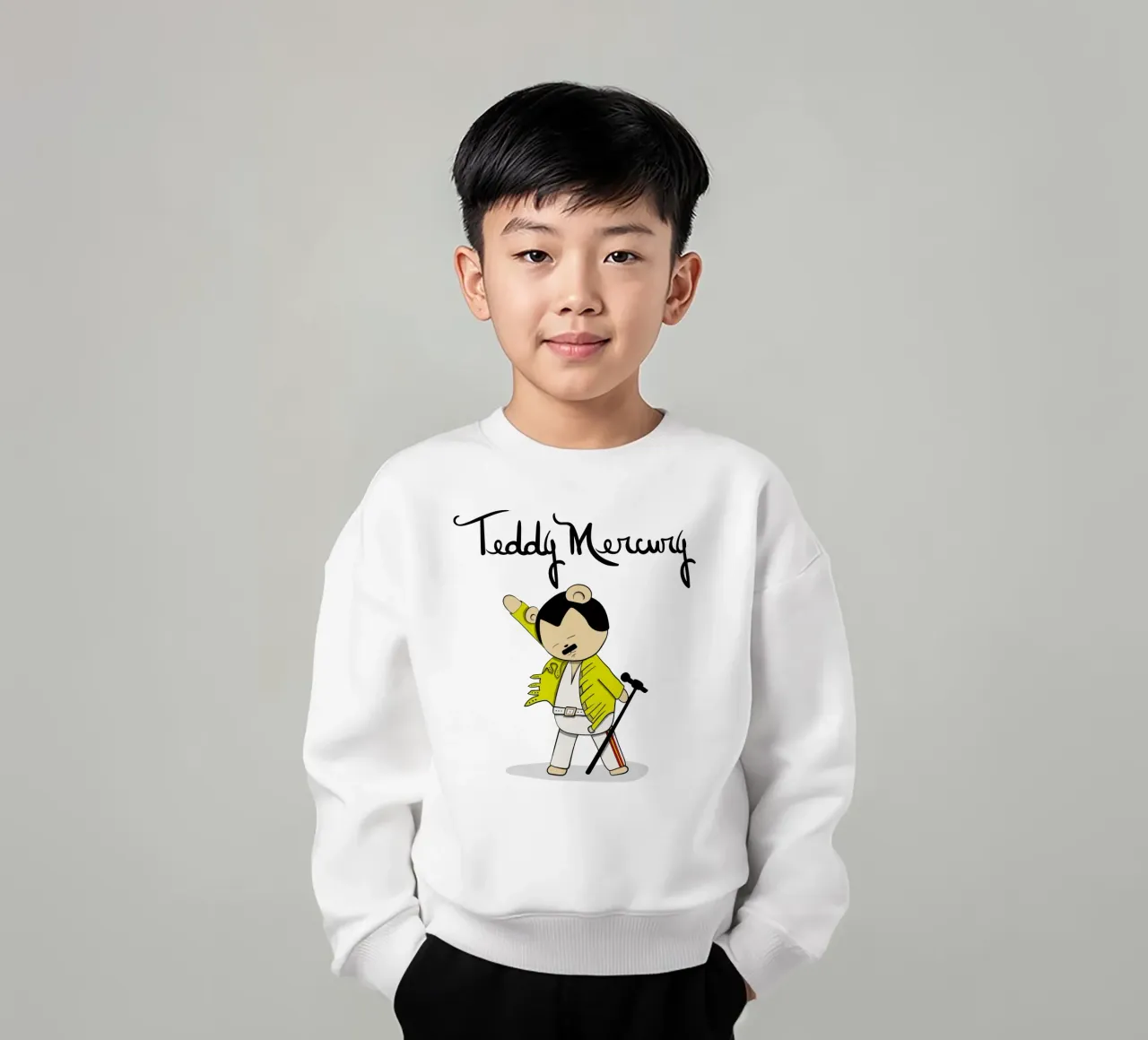 Teddy Mercury felpa bambino da Loobs
