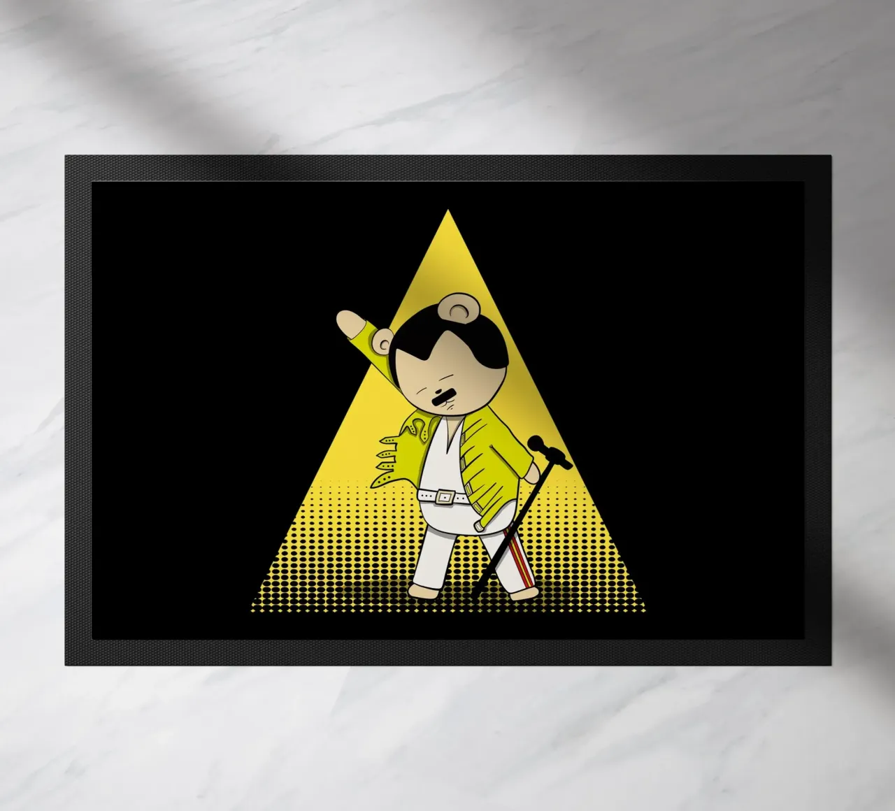 Teddy Mercury sotto i riflettori zerbino da Loobs