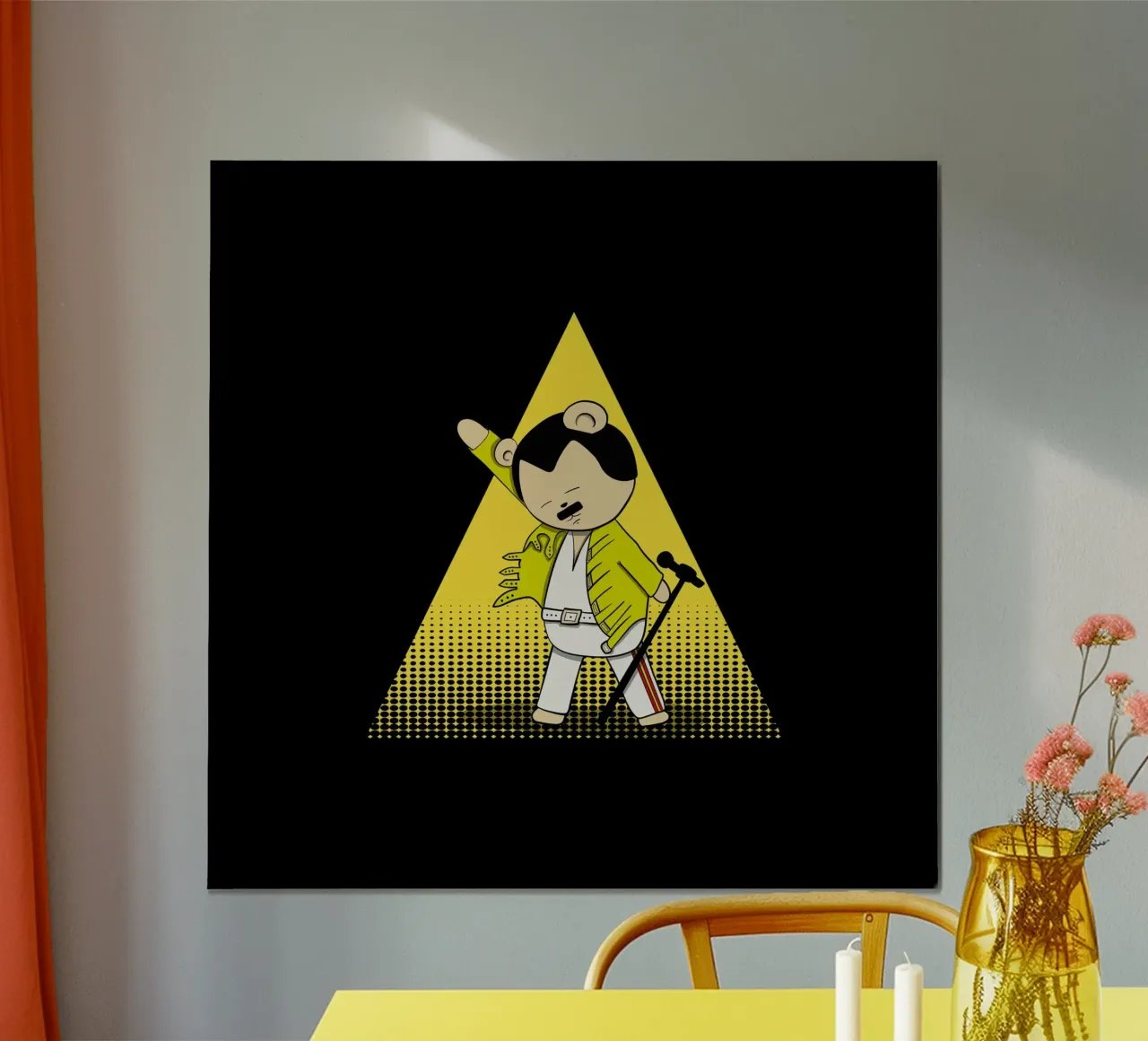 Teddy Mercury im Rampenlicht Hahnemühle von Loobs