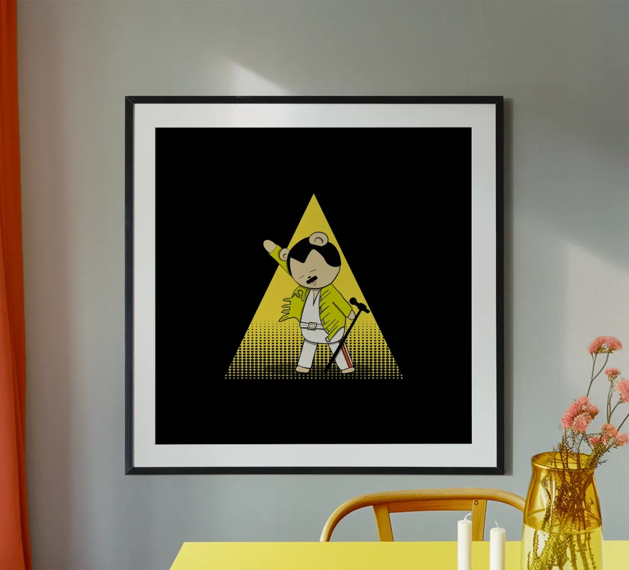 Teddy Mercury im Rampenlicht Hahnemühle von Loobs