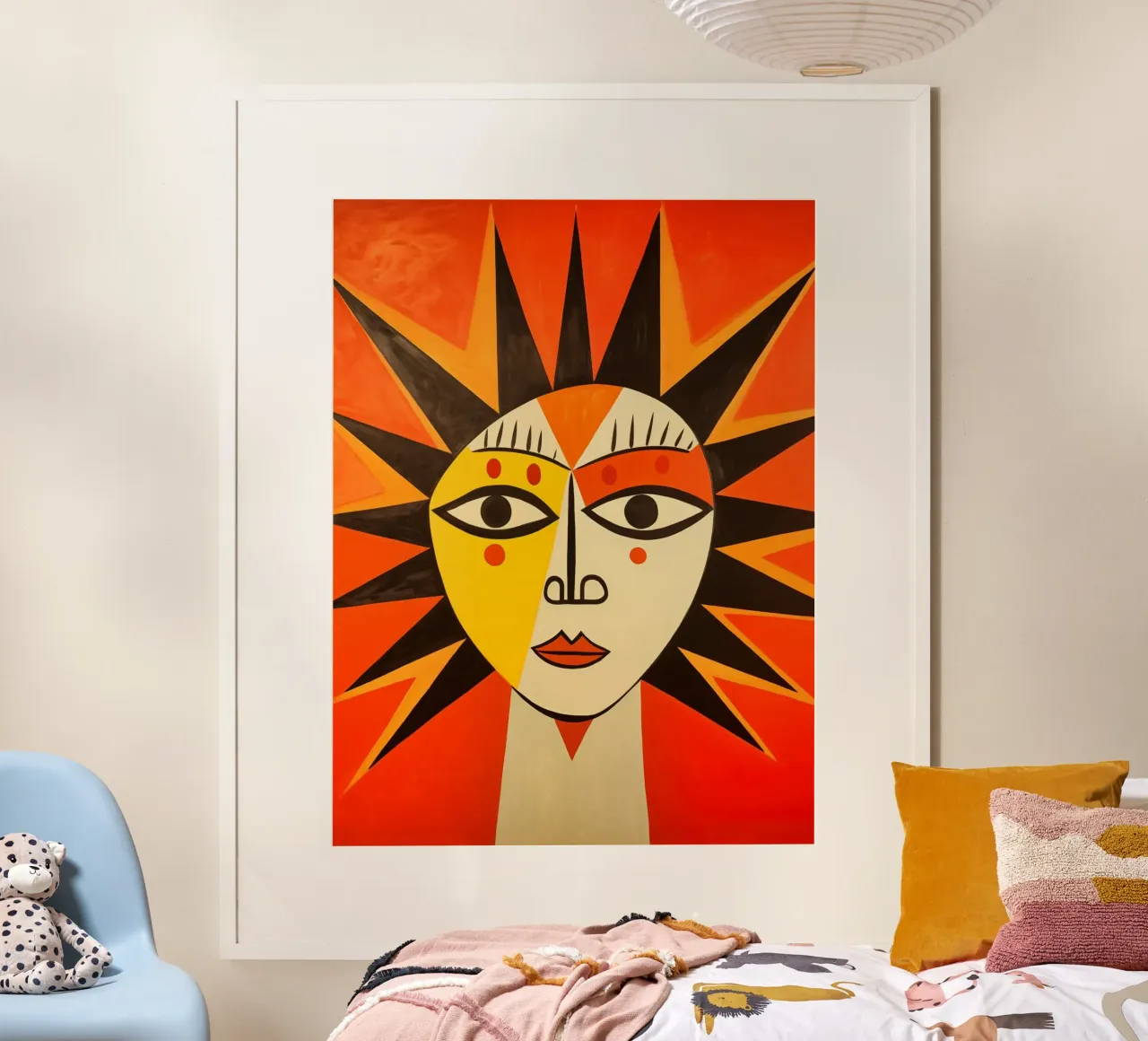 Il sole sorge | Ritratto di donna al mattino presto poster con telaio in alluminio da Autofocus