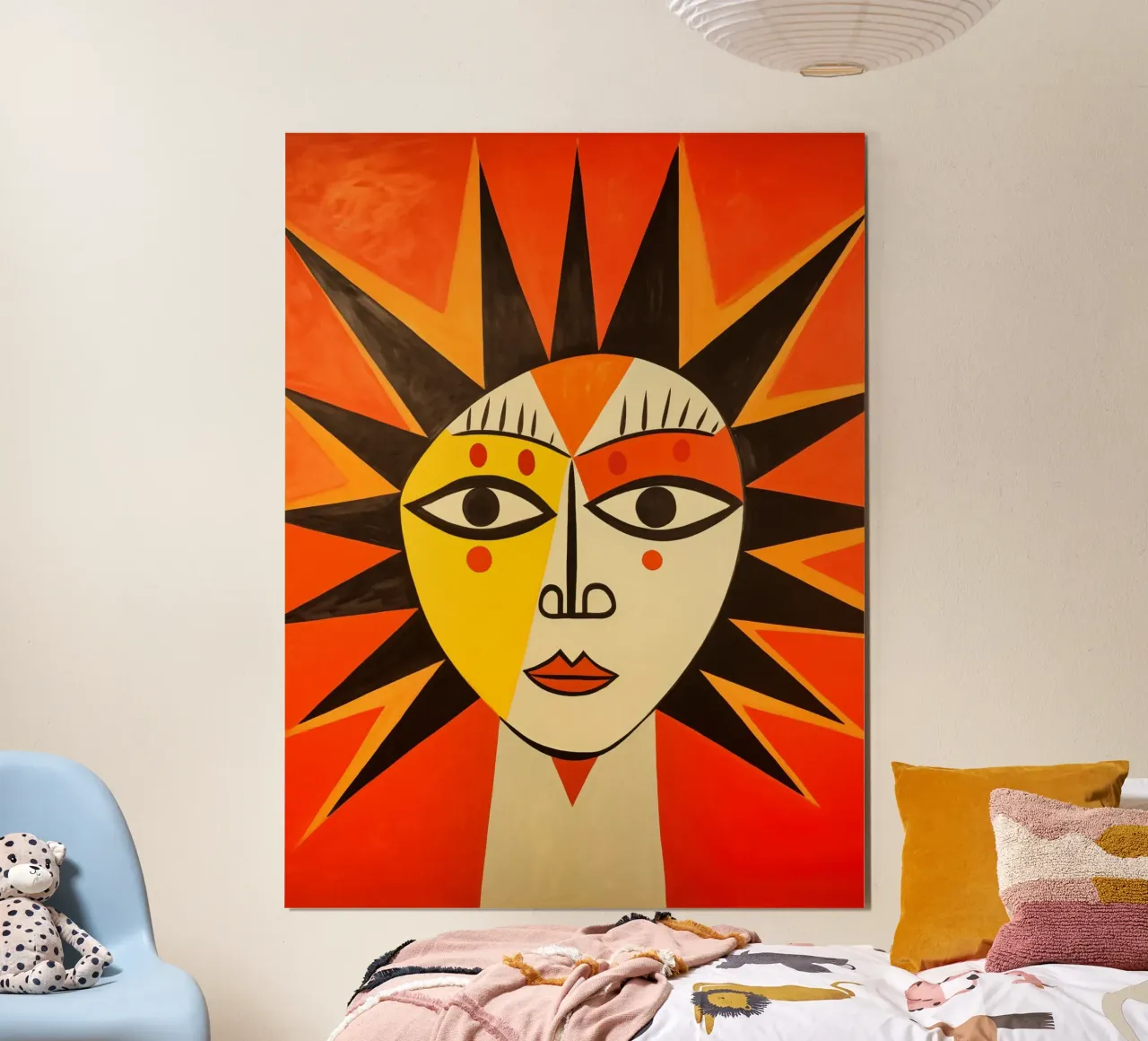 Il sole sorge | Ritratto di donna al mattino presto poster con telaio in alluminio da Autofocus