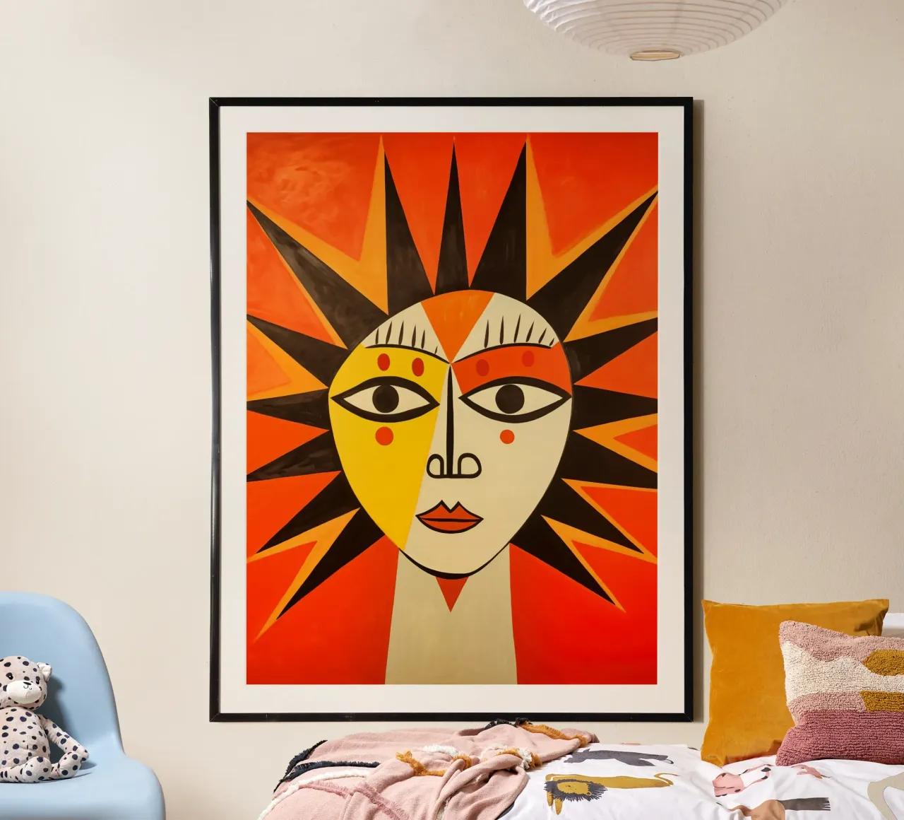 Il sole sorge | Ritratto di donna al mattino presto poster con telaio in alluminio da Autofocus
