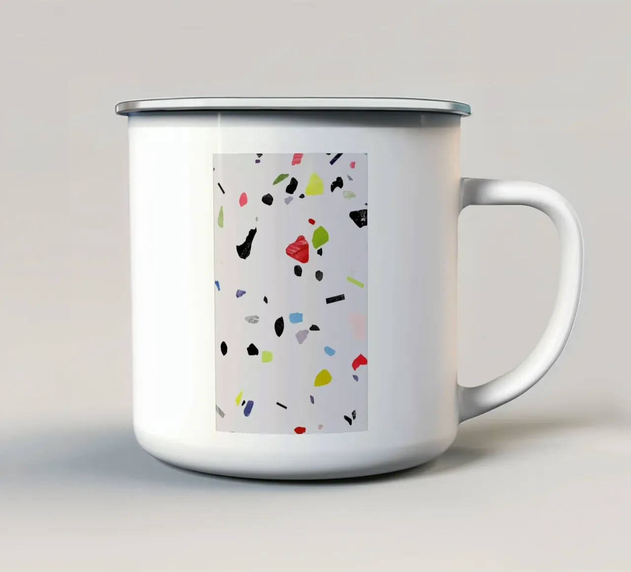 Painted terrazzo 1 tazza in smalto da STUDIO LEEMO