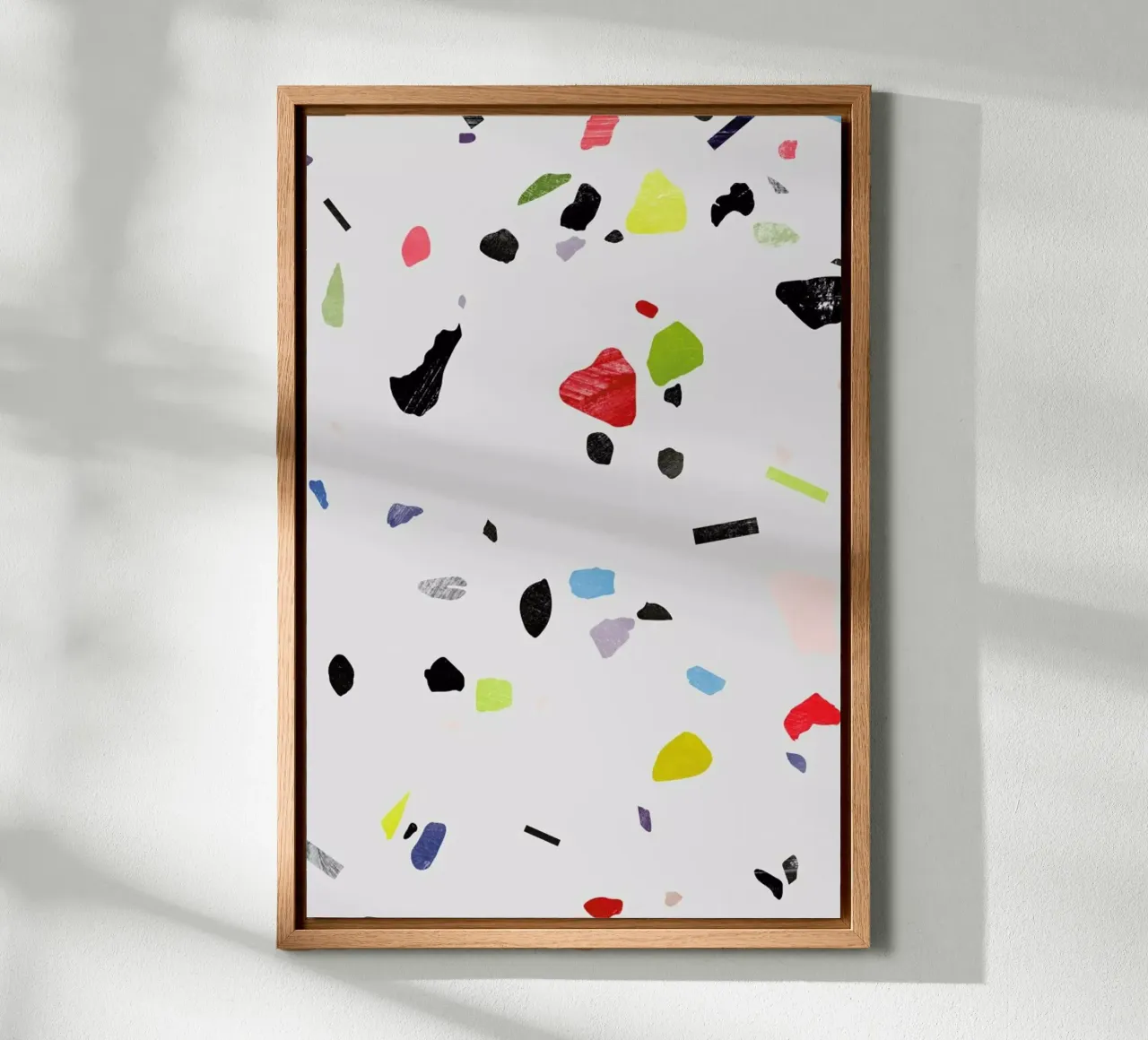 Painted terrazzo 1 alu-dibond by STUDIO LEEMO