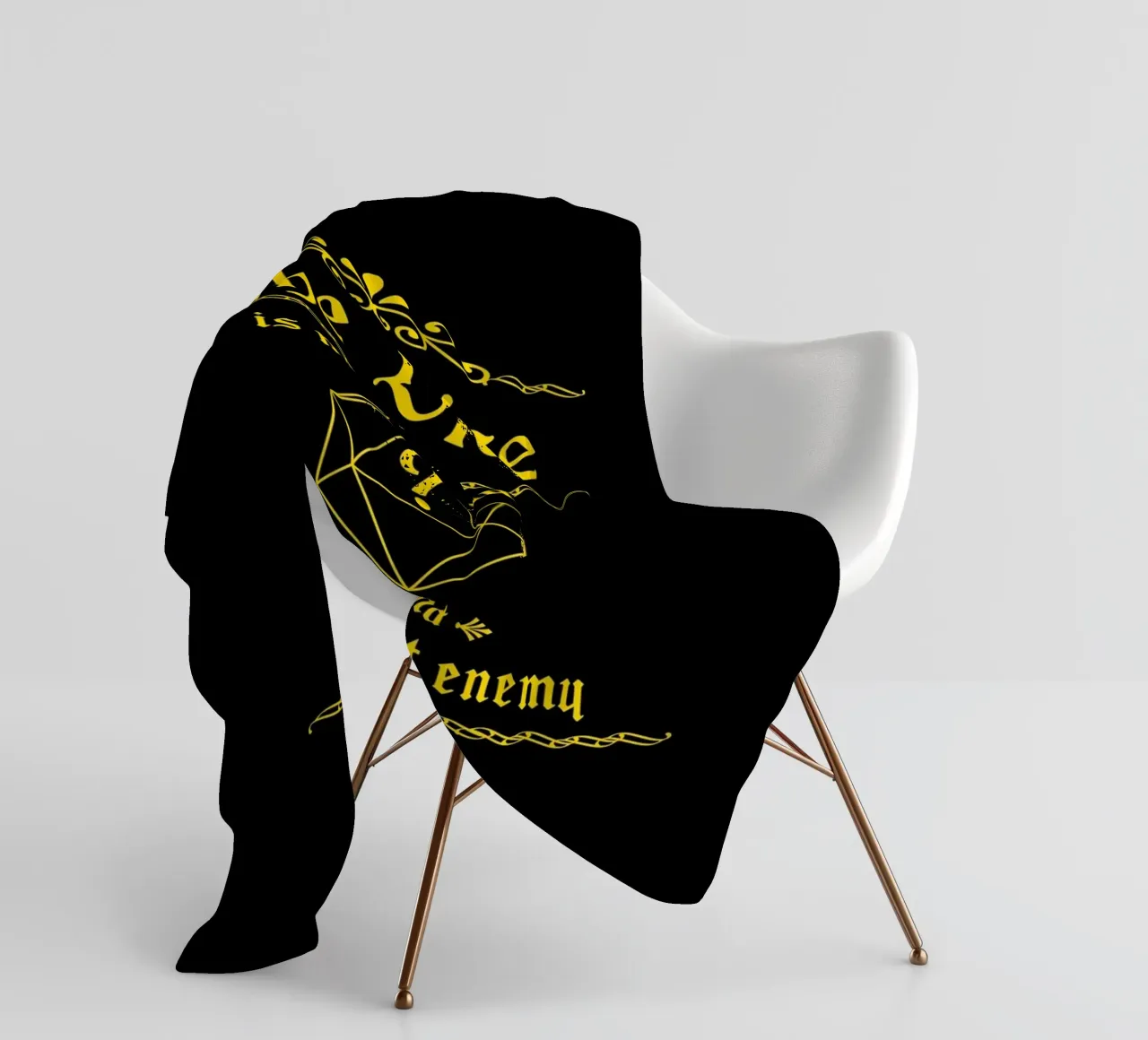 The dice is my best ally and my worst enemy fleece blanket by Loobs