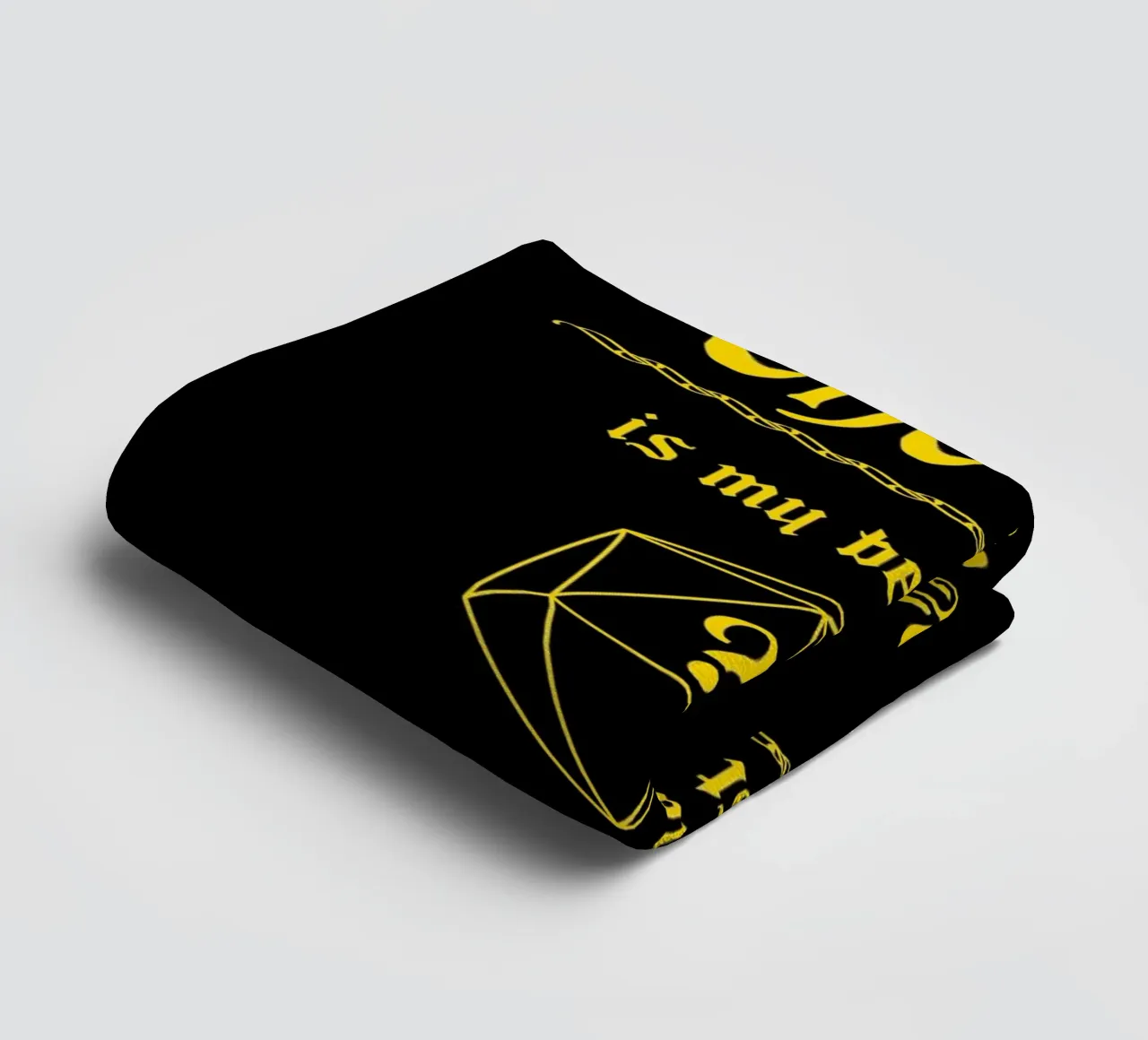 The dice is my best ally and my worst enemy towel by Loobs