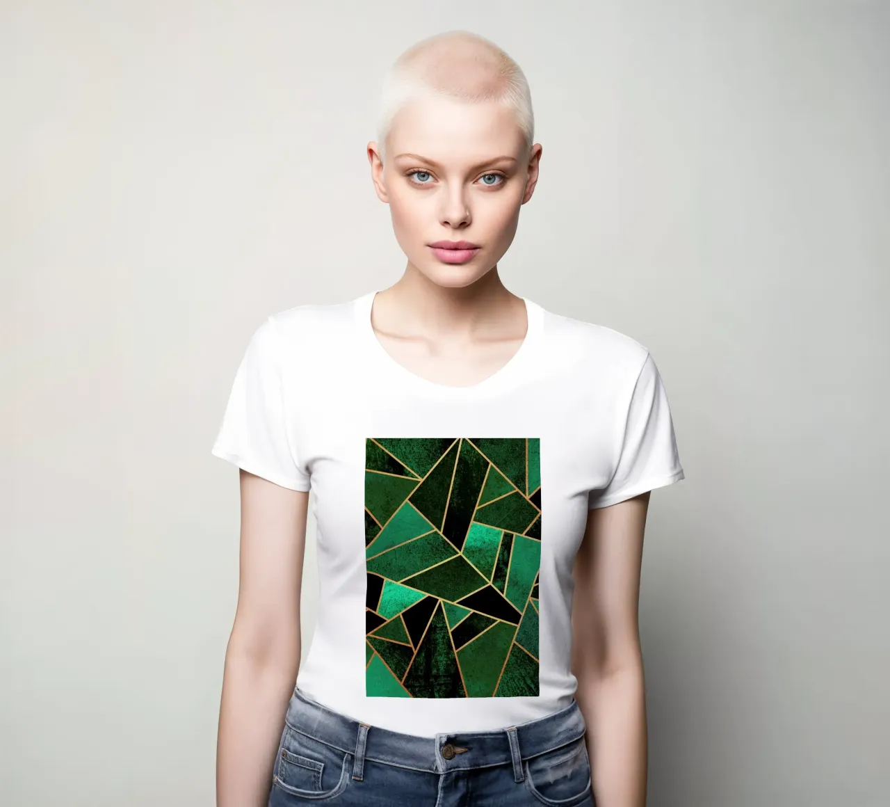 Emerald and Copper t-shirt da donna da Elisabeth Fredriksson