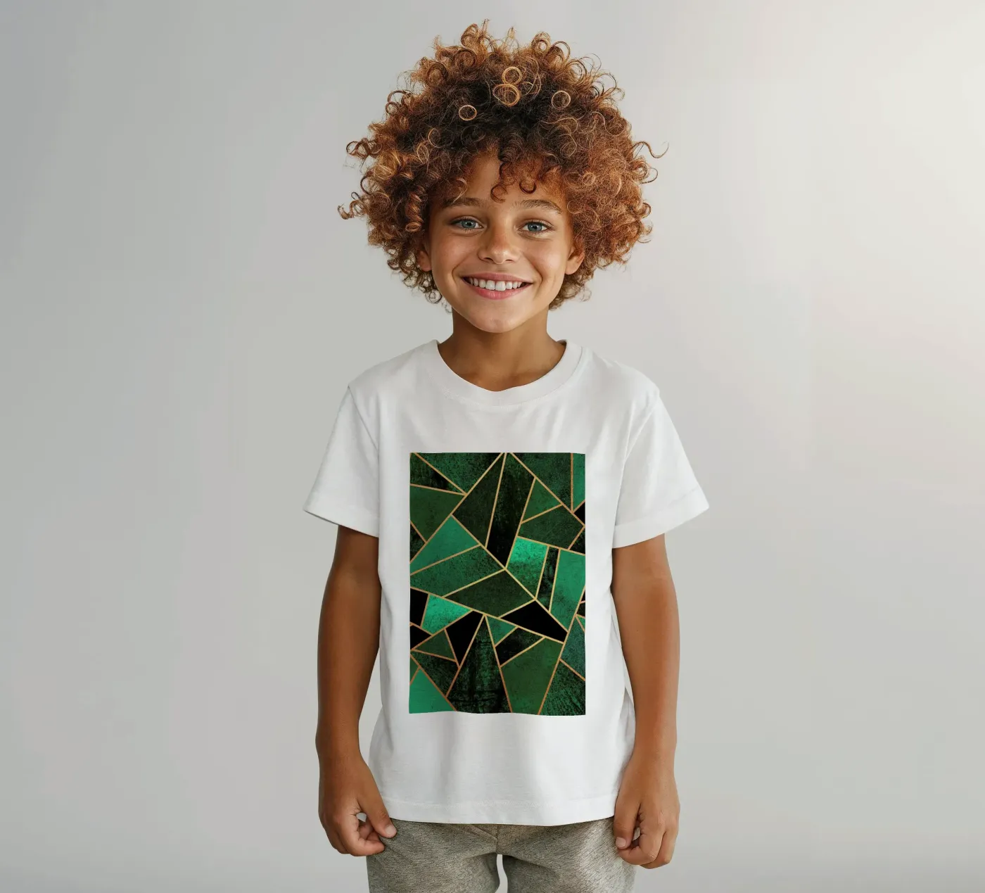 Emerald and Copper t-shirt bambini da Elisabeth Fredriksson