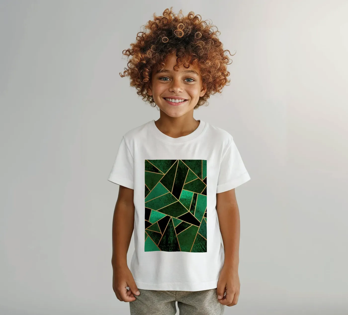 Emerald and Copper t-shirt bambini da Elisabeth Fredriksson