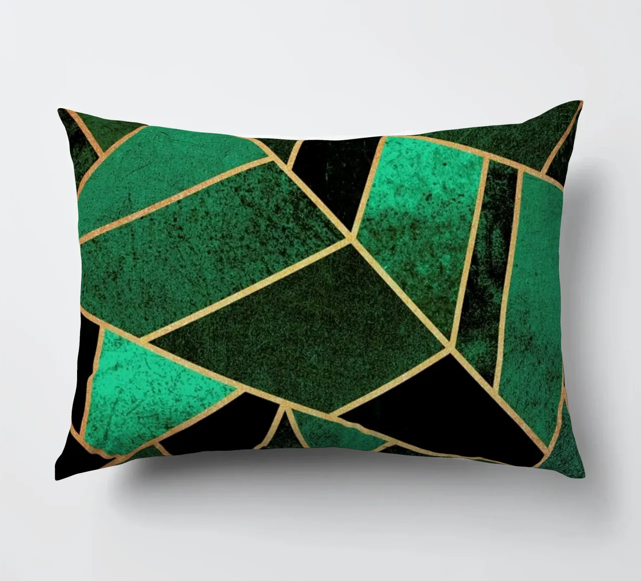Emerald and Copper cuscino da Elisabeth Fredriksson