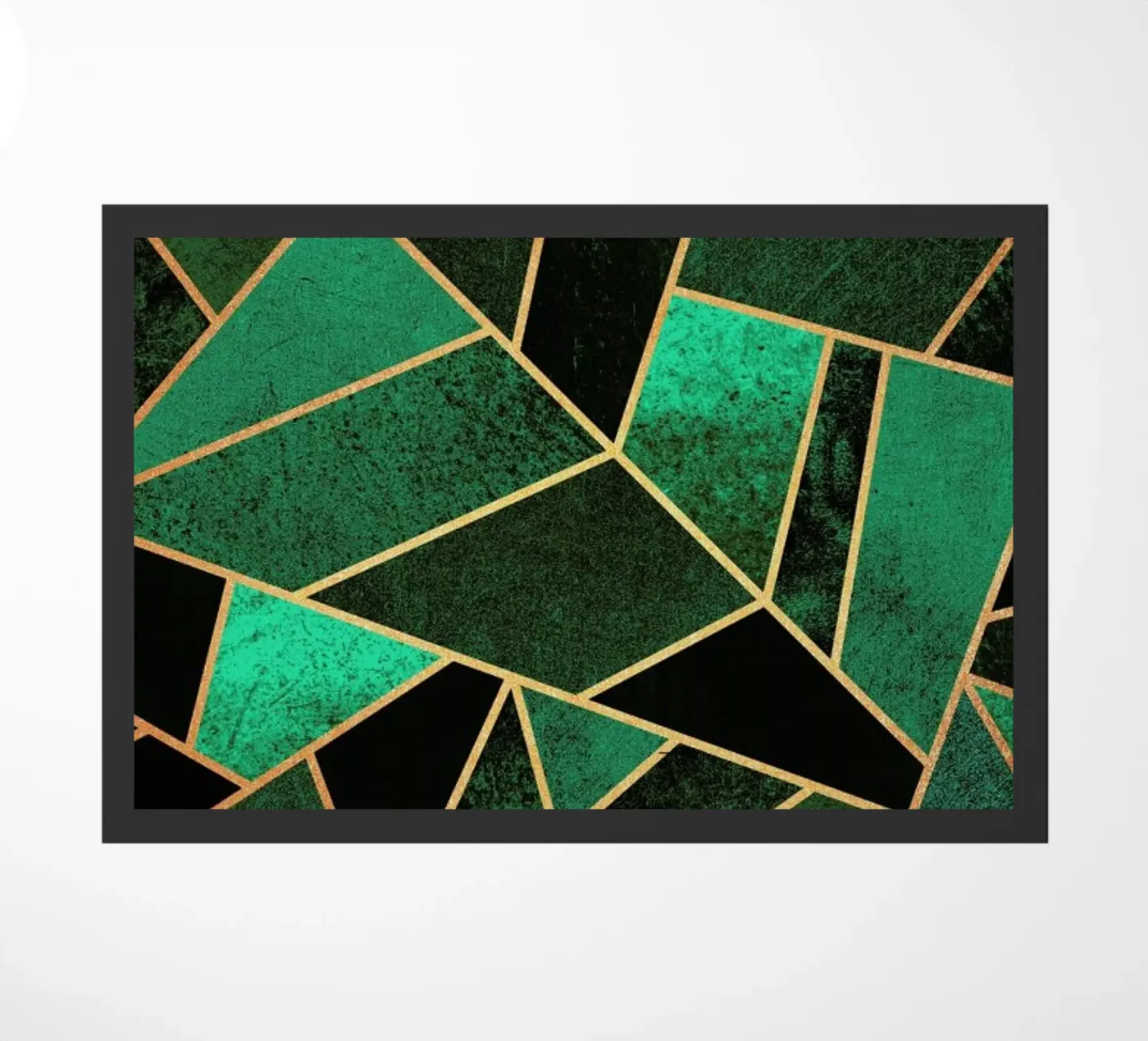 Emerald and Copper deurmat van Elisabeth Fredriksson