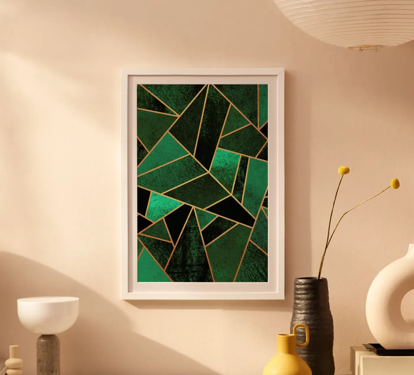 Emerald and Copper poster by Elisabeth Fredriksson