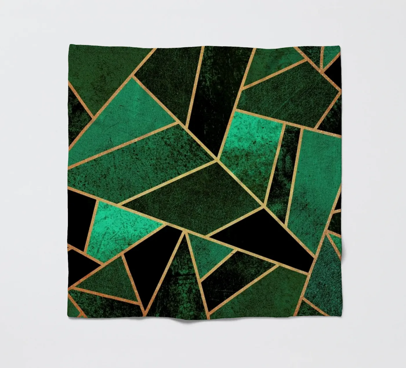 Emerald and Copper fleecedeken van Elisabeth Fredriksson