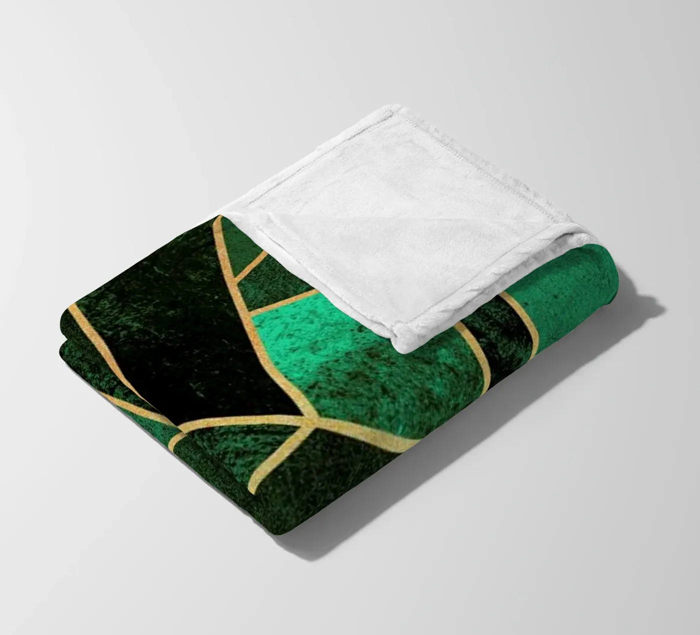 Emerald and Copper fleecedeken van Elisabeth Fredriksson