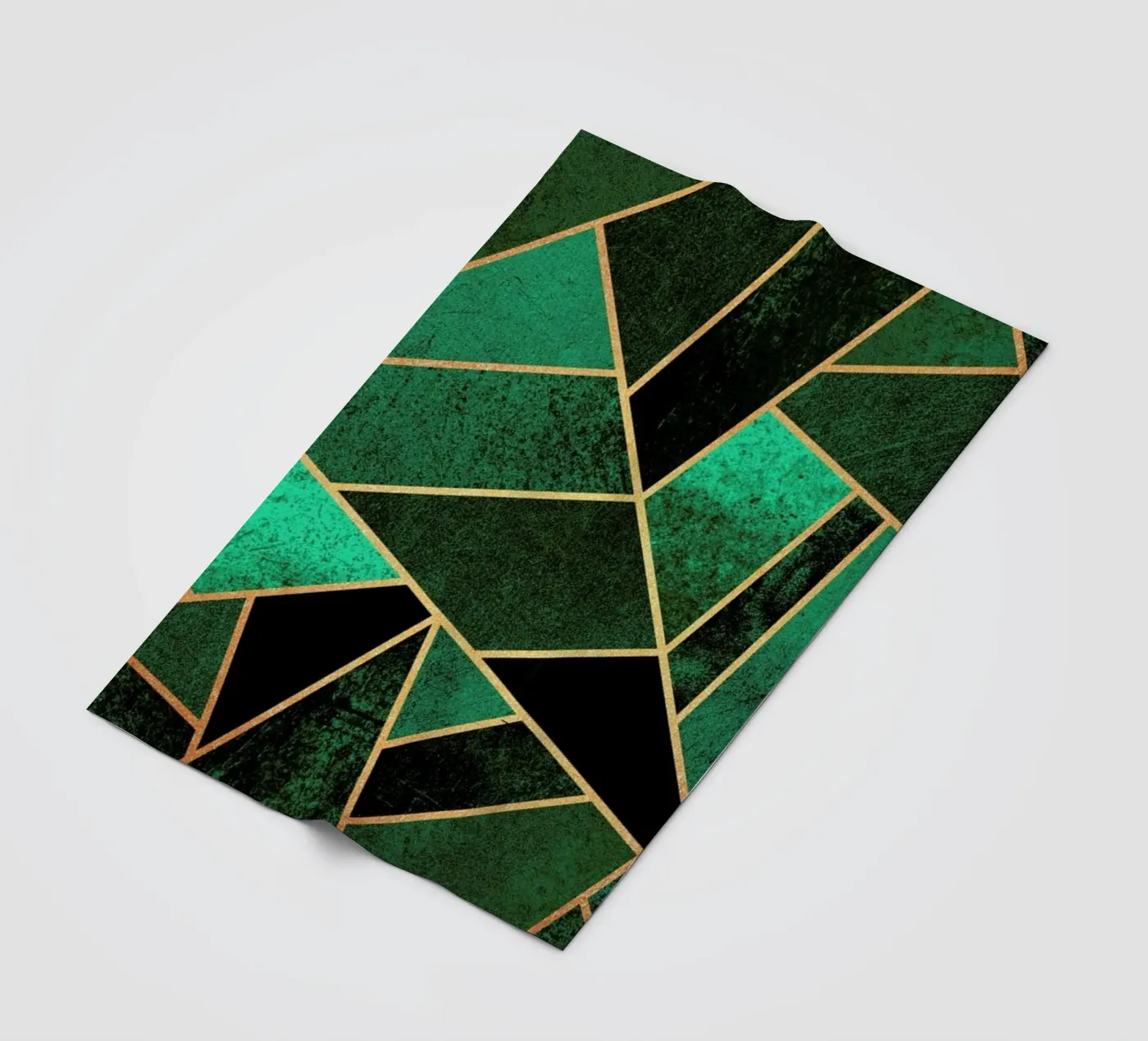 Emerald and Copper fleecedeken van Elisabeth Fredriksson