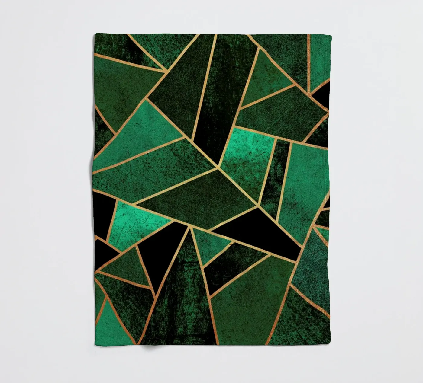 Emerald and Copper fleecedeken van Elisabeth Fredriksson