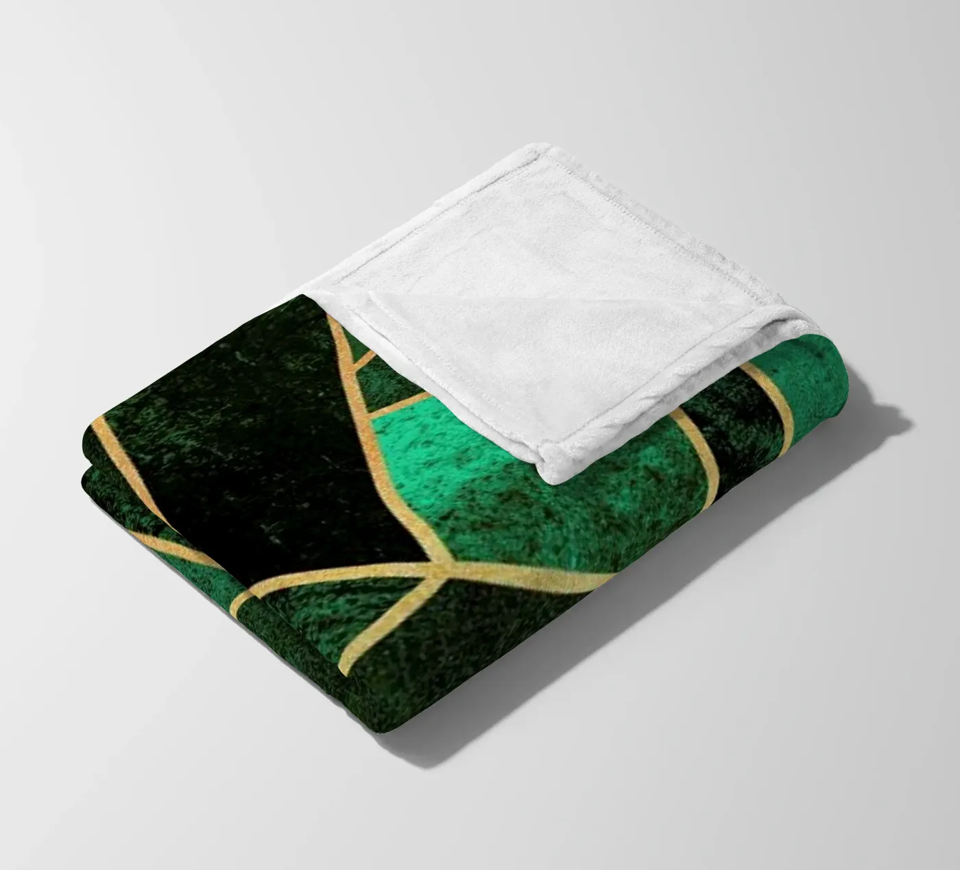 Emerald and Copper fleecedeken van Elisabeth Fredriksson