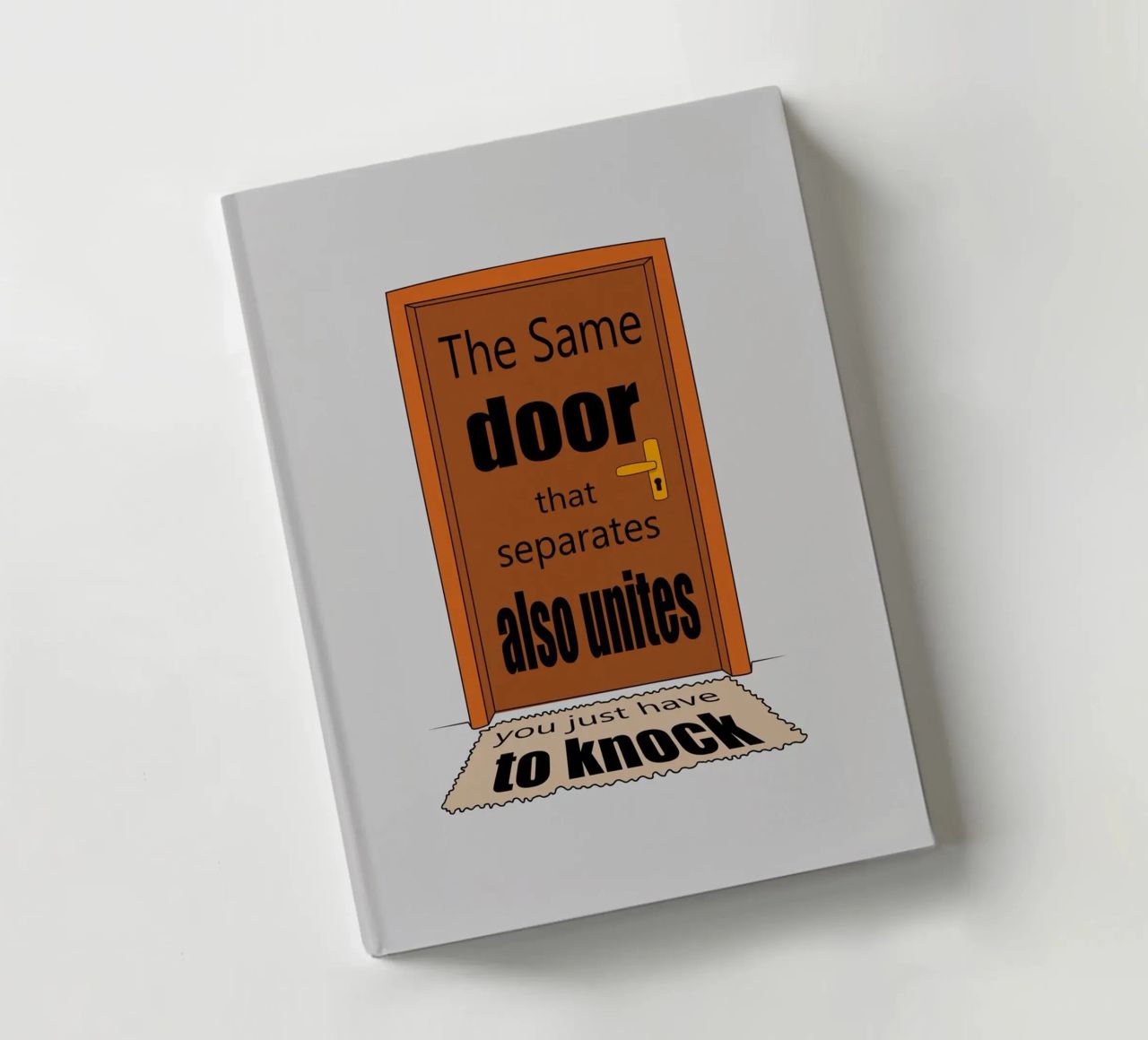 The same door that separete also unite notebook by Loobs