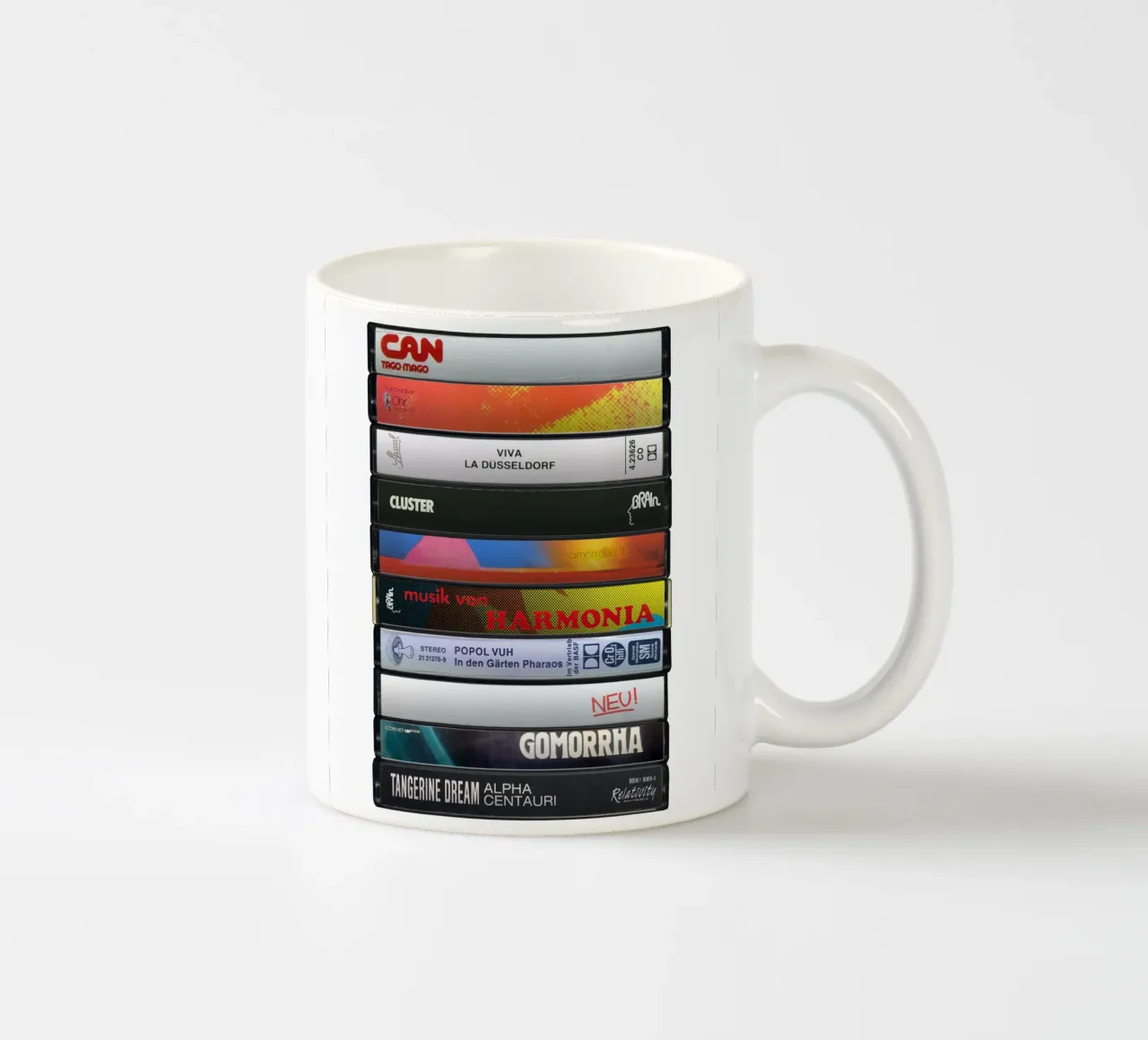 Album Krautrock - Cassette da collezione tazza in ceramica da MrMustardPrints