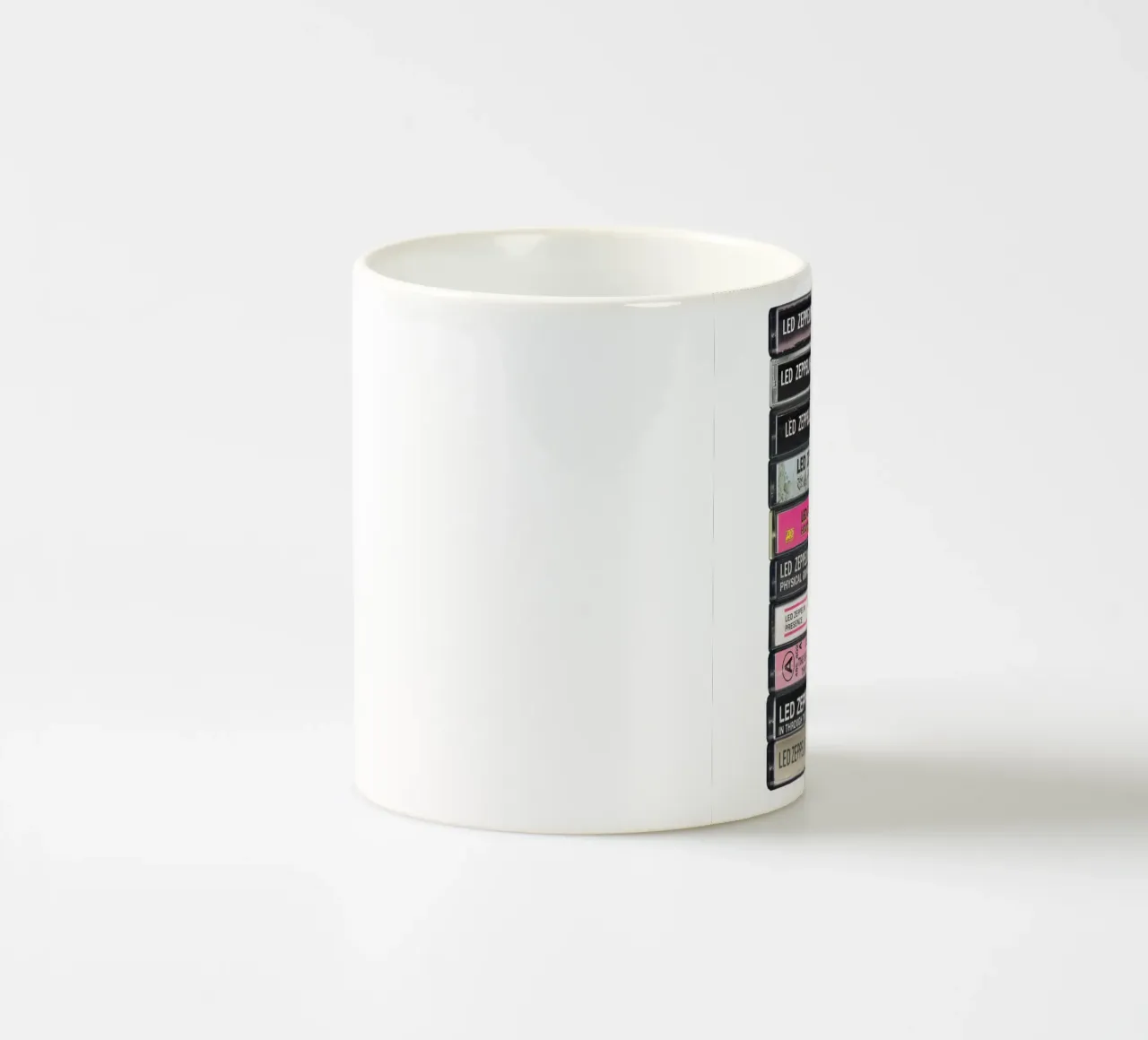 Album dei Led Zeppelin - Stampa su cassetta tazza in ceramica da MrMustardPrints