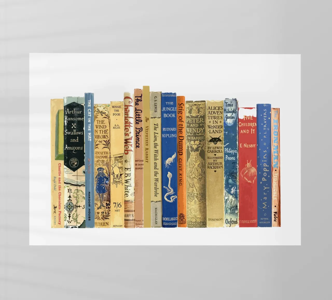 Classici per bambini - La più grande collezione di libri per bambini pellicola backlit da MissLiterarty