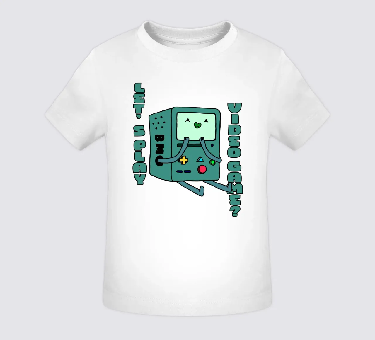 Let's Play Video Game? - BMO baby t-shirt by Loobs