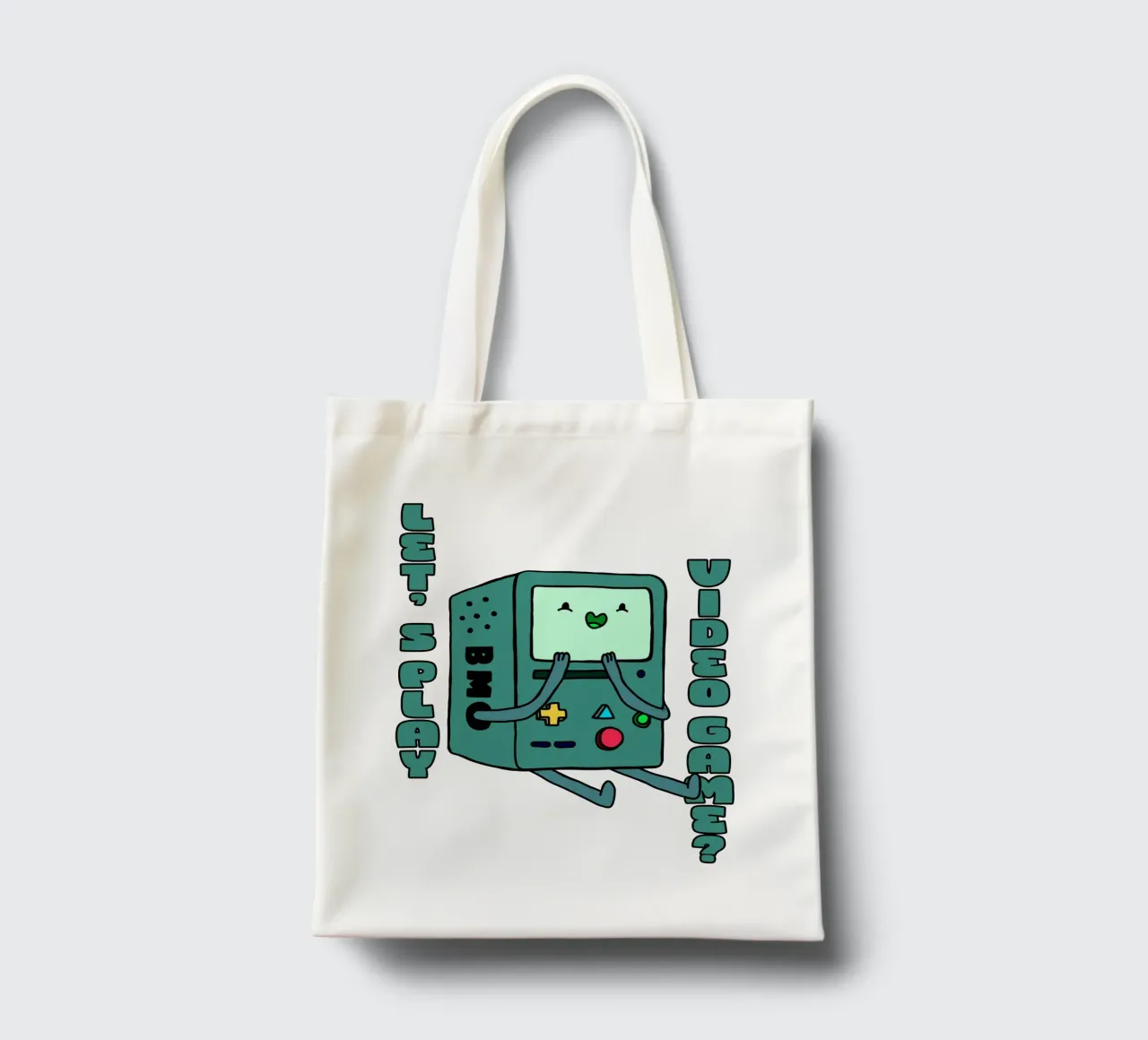 Let's Play Video Game? - BMO tote bag by Loobs