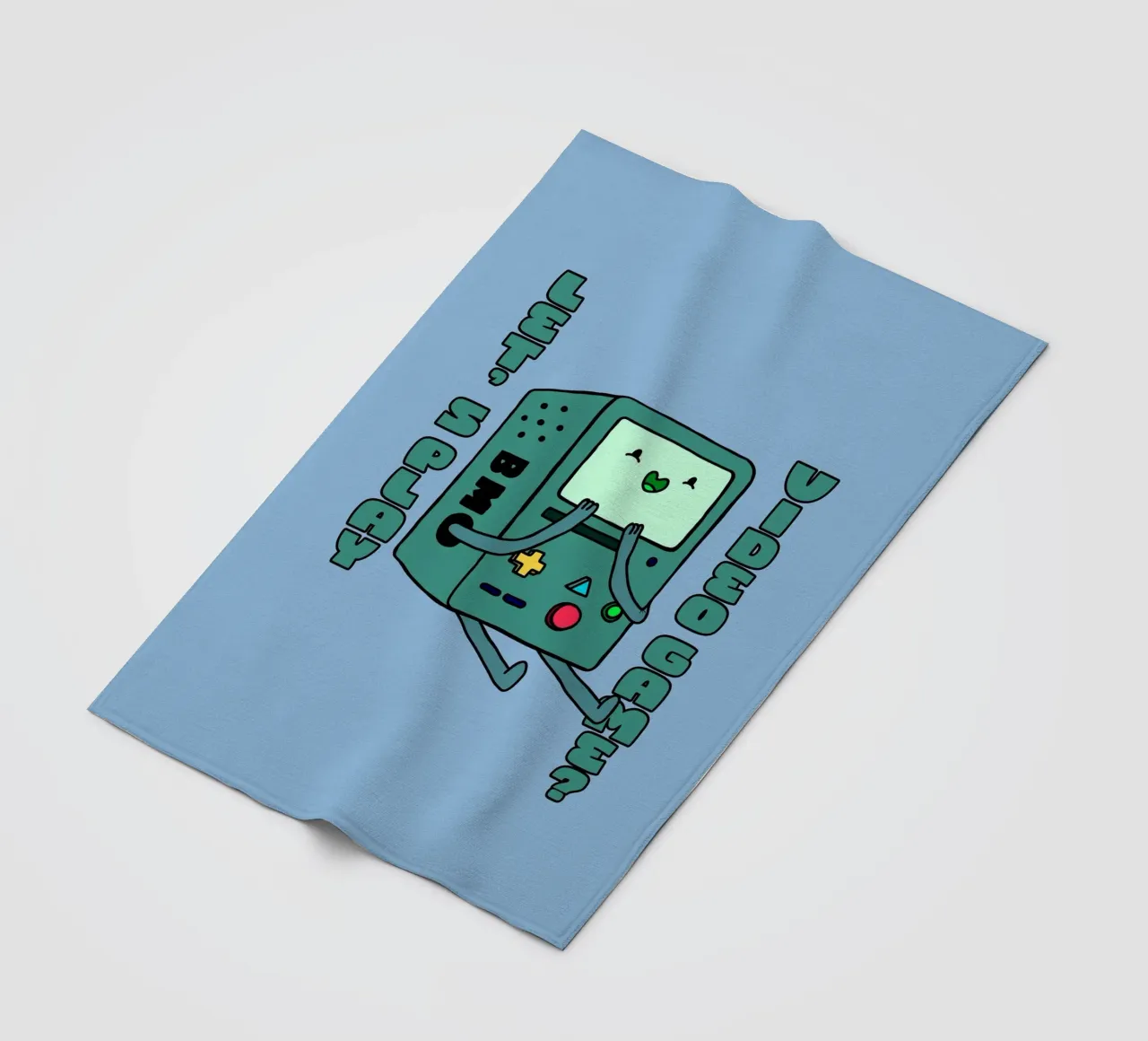 Giochiamo al videogioco? - BMO coperta in pile da Loobs