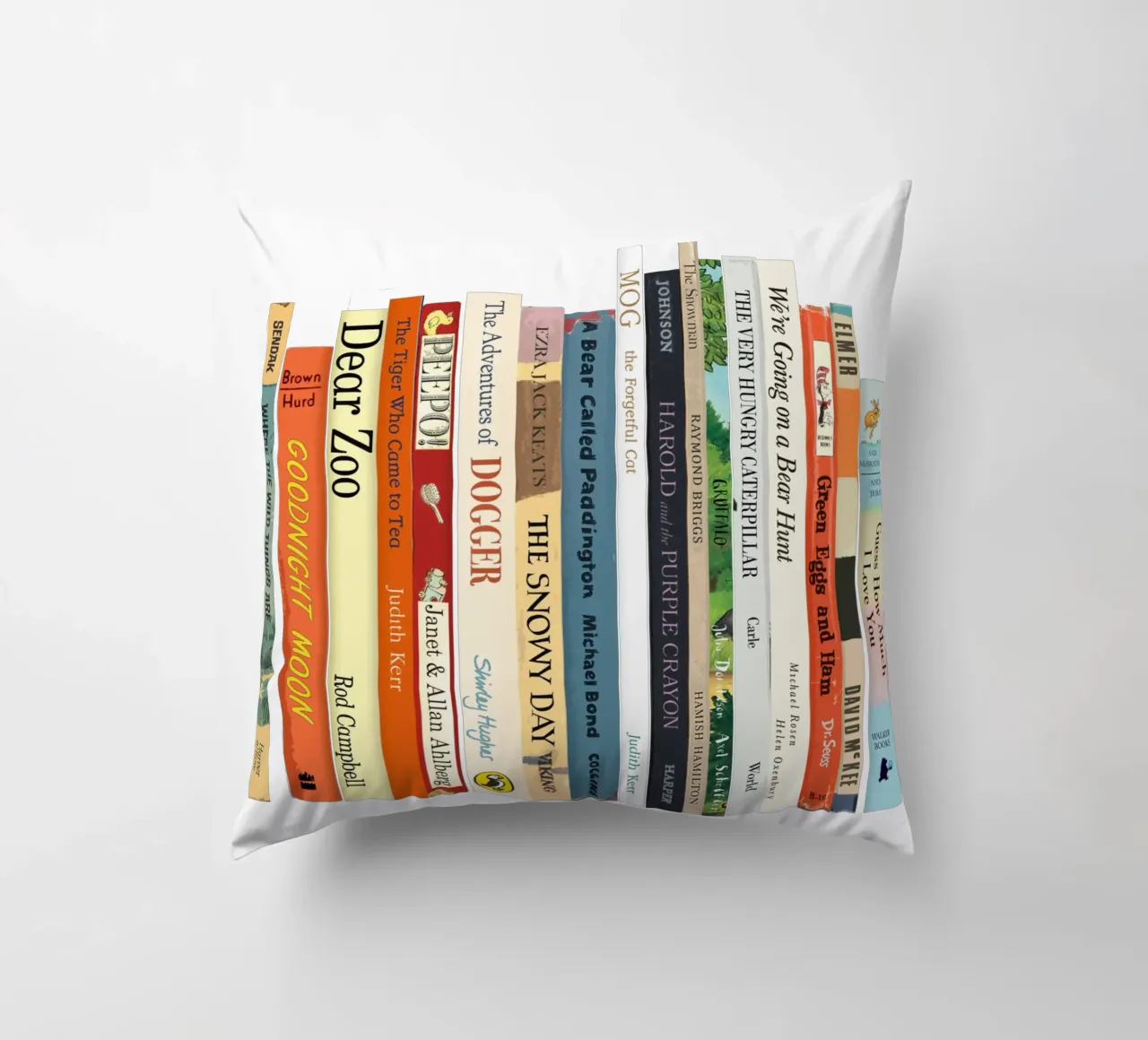 Bücher für Kleinkinder - Die besten Bücher für Kleinkinder - Erstausgabe-Rücken Kissen von MissLiterarty