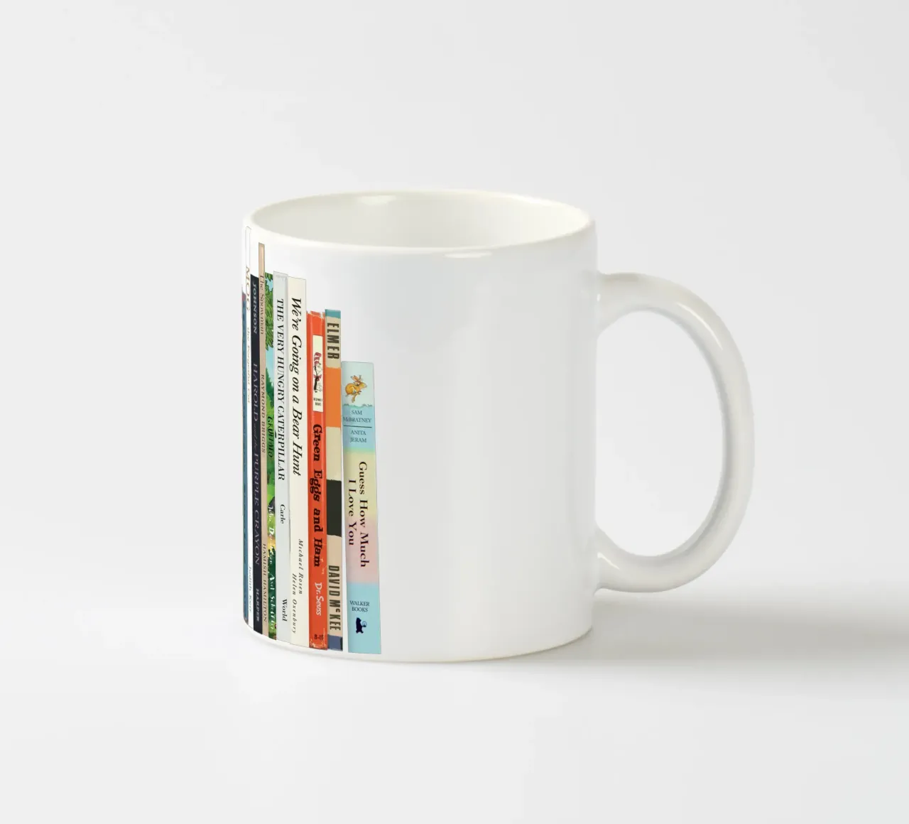 Libri per bambini - I più bei libri per bambini - Dorsi di prima edizione tazza in ceramica da MissLiterarty