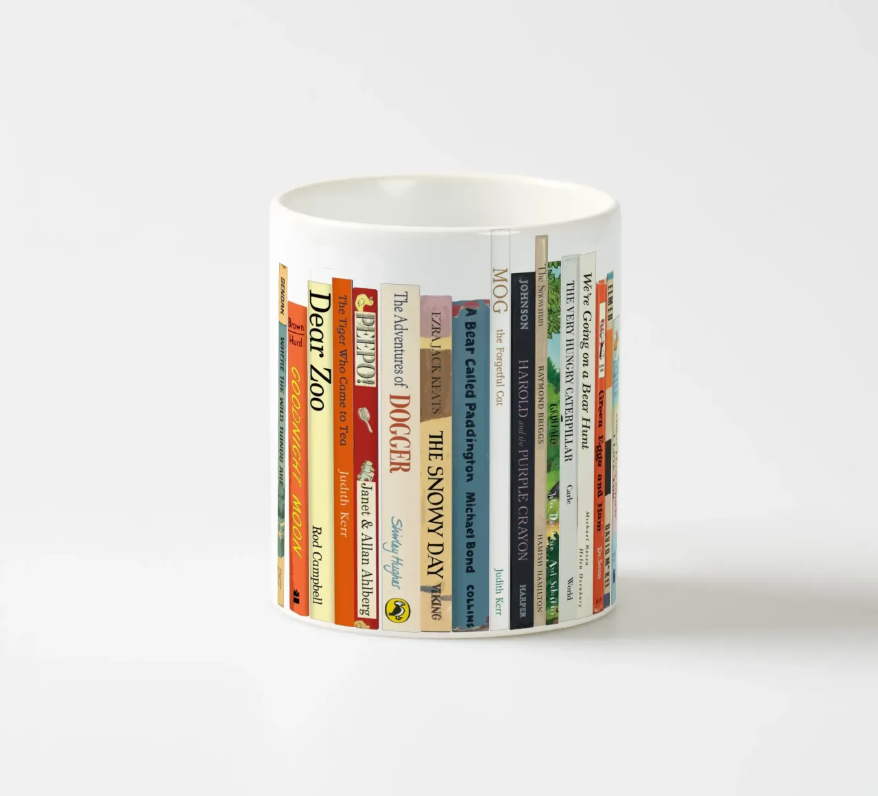 Libri per bambini - I più bei libri per bambini - Dorsi di prima edizione tazza in ceramica da MissLiterarty