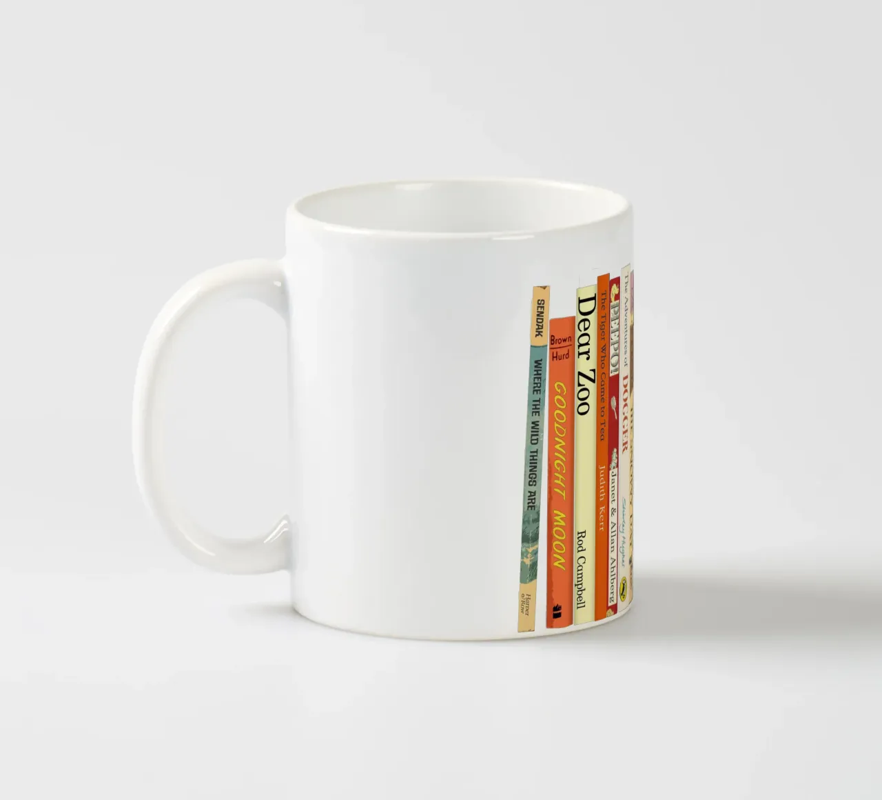 Libri per bambini - I più bei libri per bambini - Dorsi di prima edizione tazza in ceramica da MissLiterarty