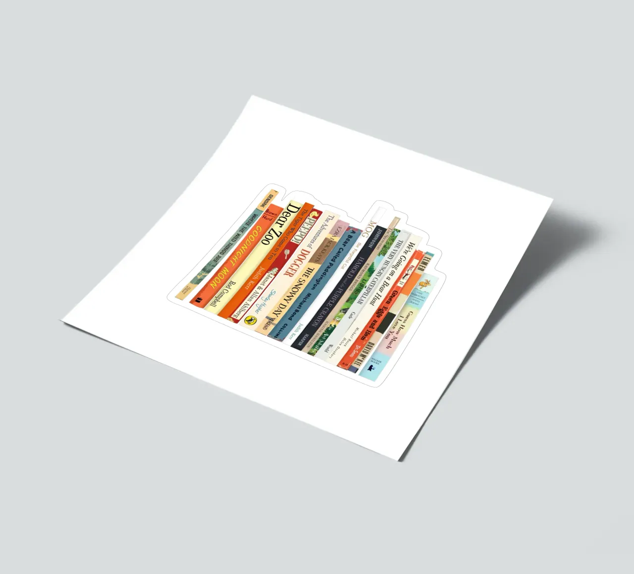 Libri per bambini - I più bei libri per bambini - Dorsi di prima edizione foglio adesivo da MissLiterarty