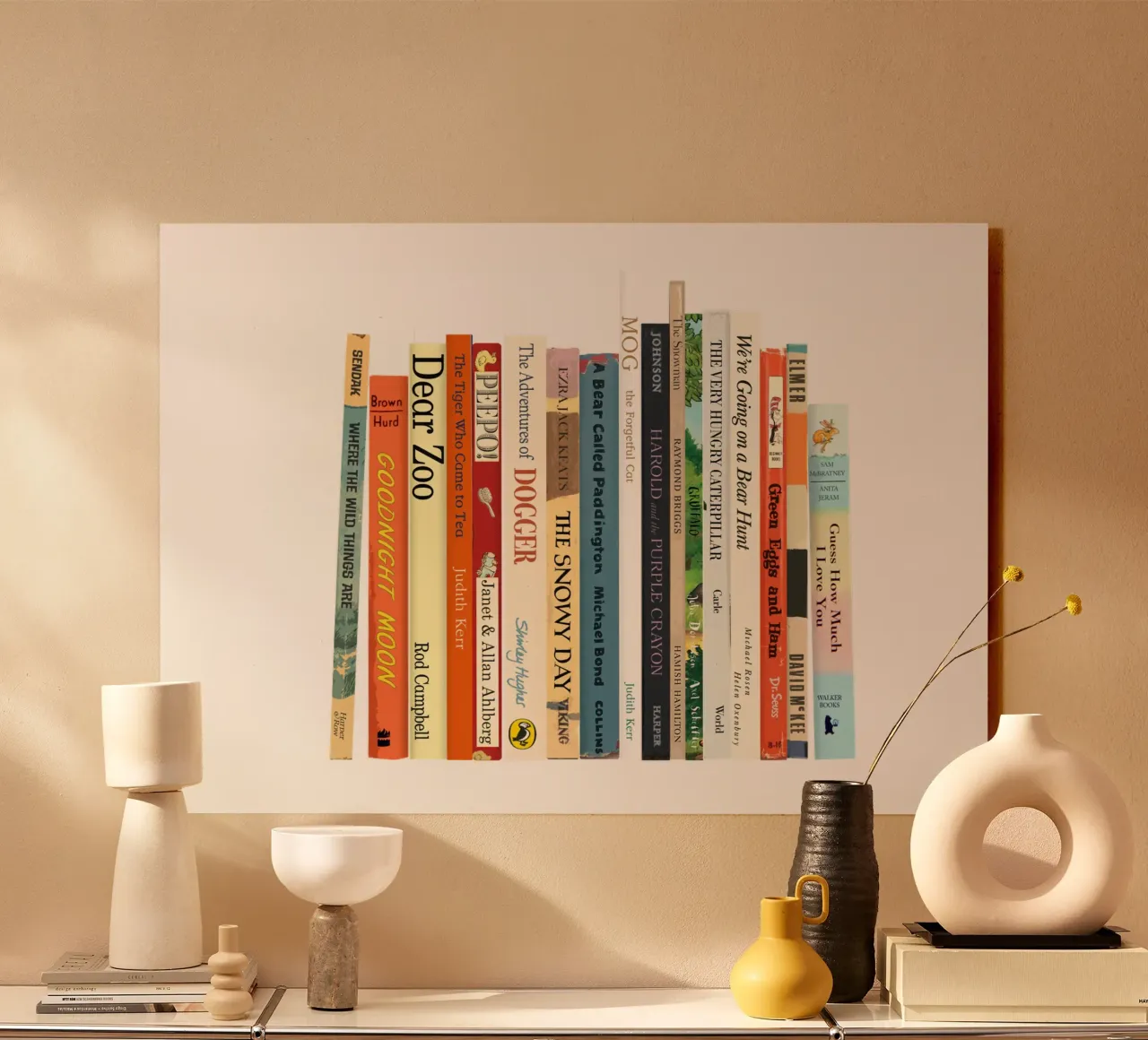 Bücher für Kleinkinder - Die besten Bücher für Kleinkinder - Erstausgabe-Rücken Alu-Dibond von MissLiterarty
