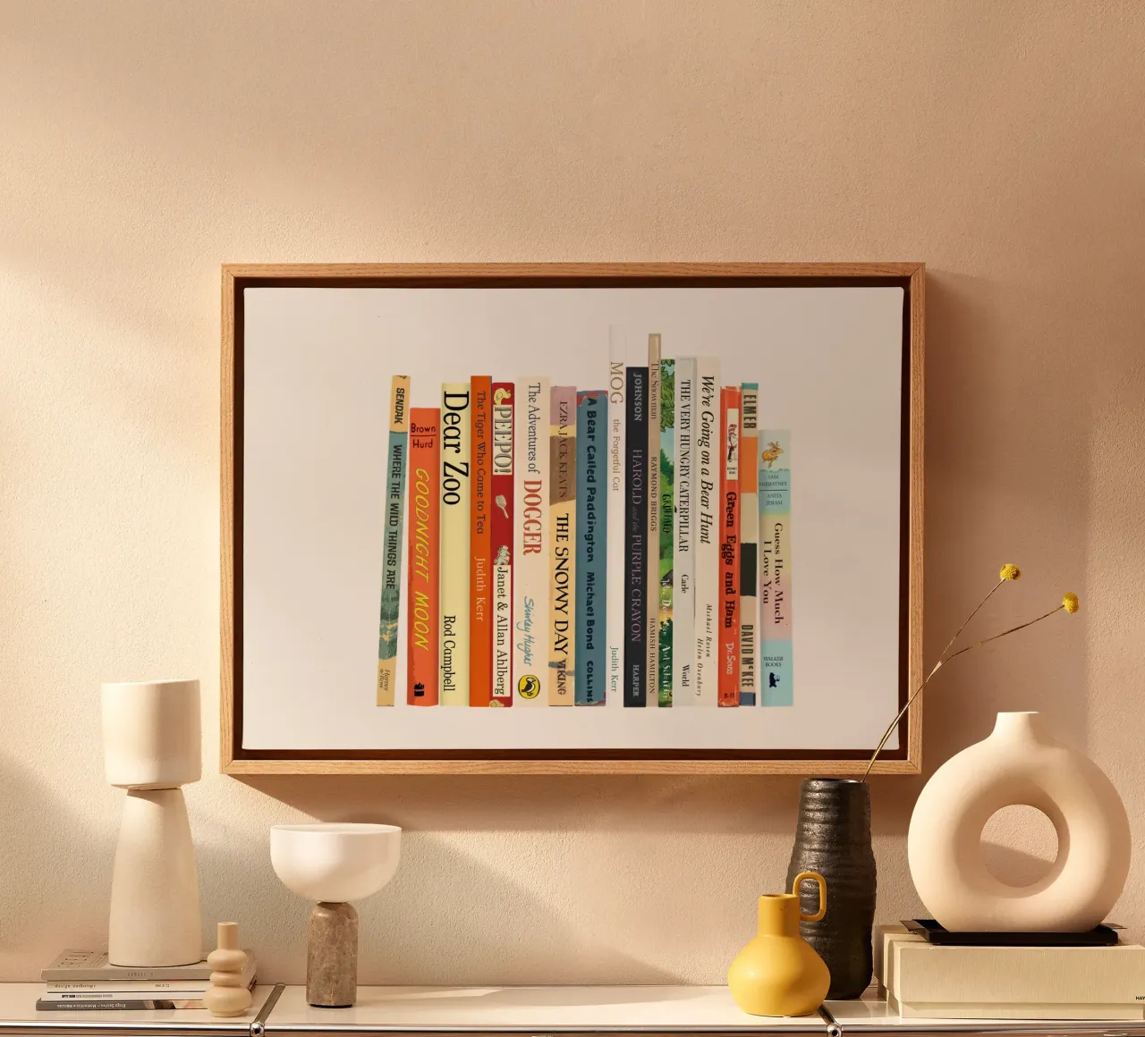 Infant Books - Greatest Infant Books - First Edition Spines canvas by MissLiterarty