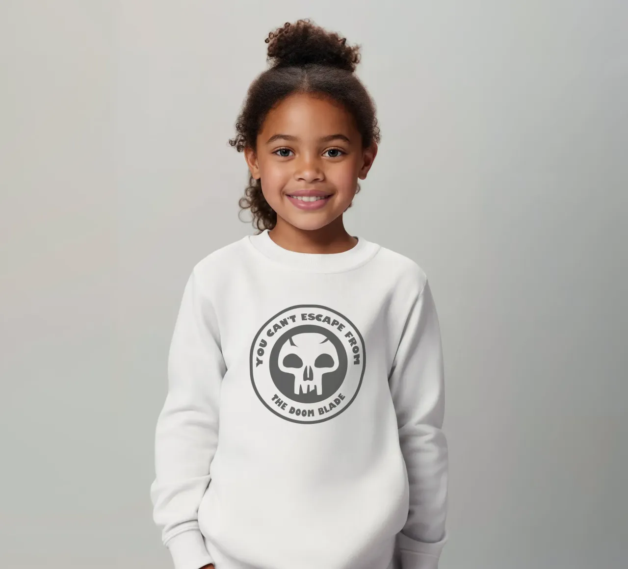 Vous ne pouvez pas échapper à la lame du destin sweat enfant de Loobs